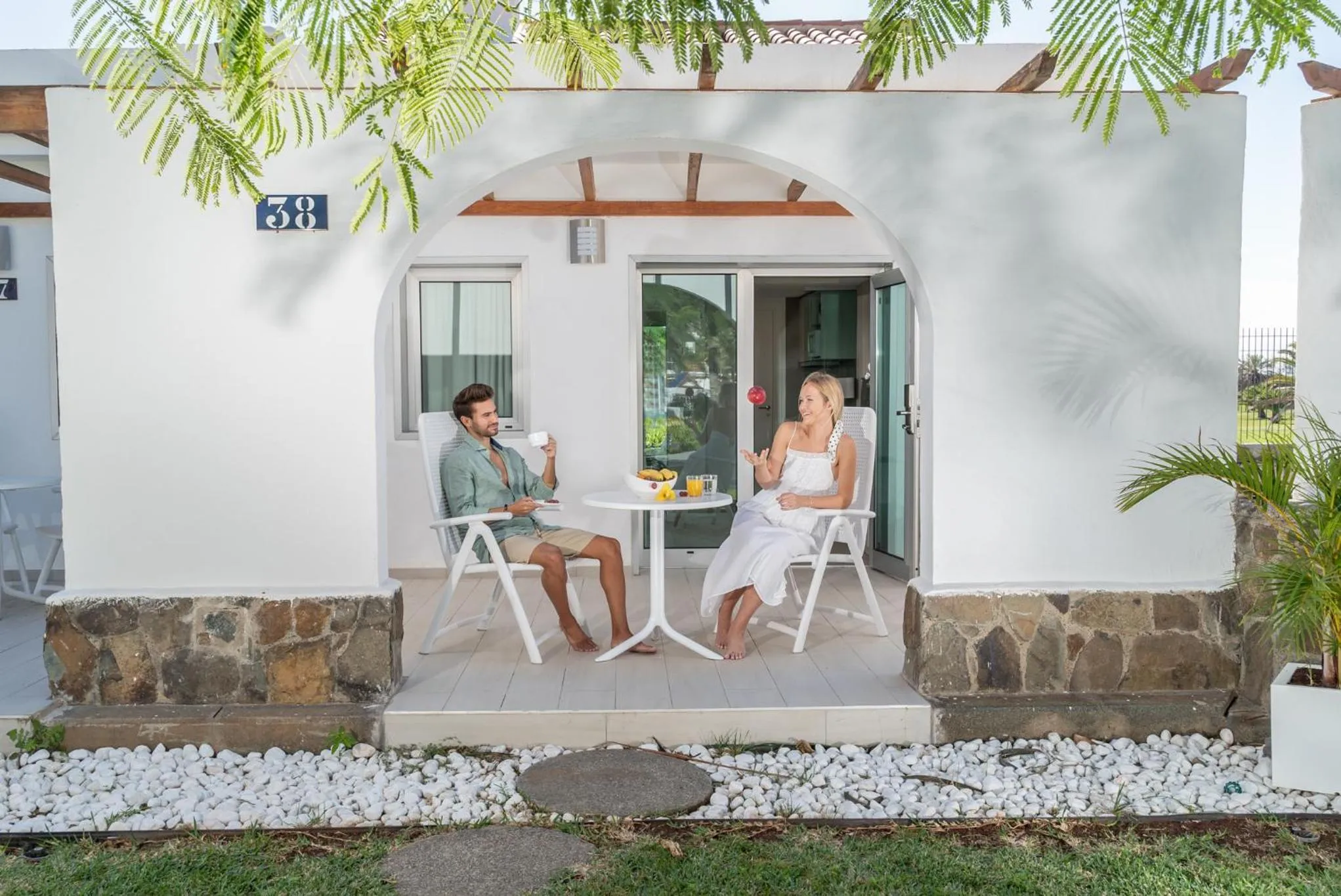 Balcony/Terrace in Hotel LIVVO Dunagolf Suites