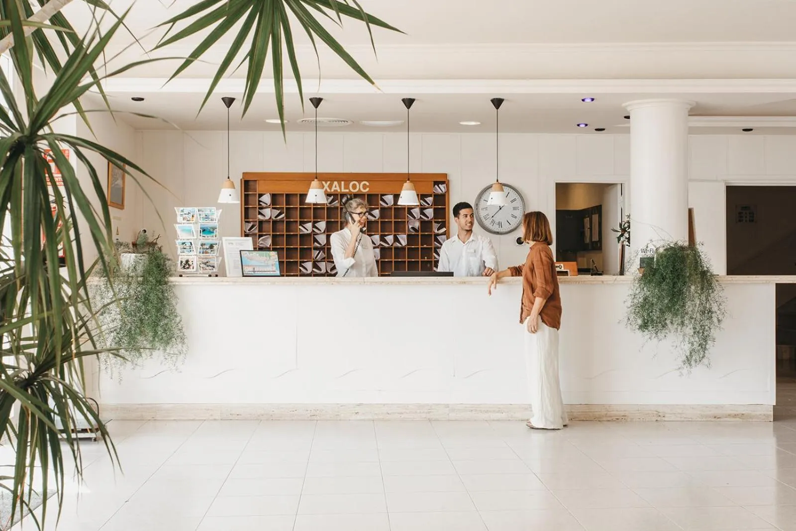 Lobby or reception in Hotel Xaloc Playa