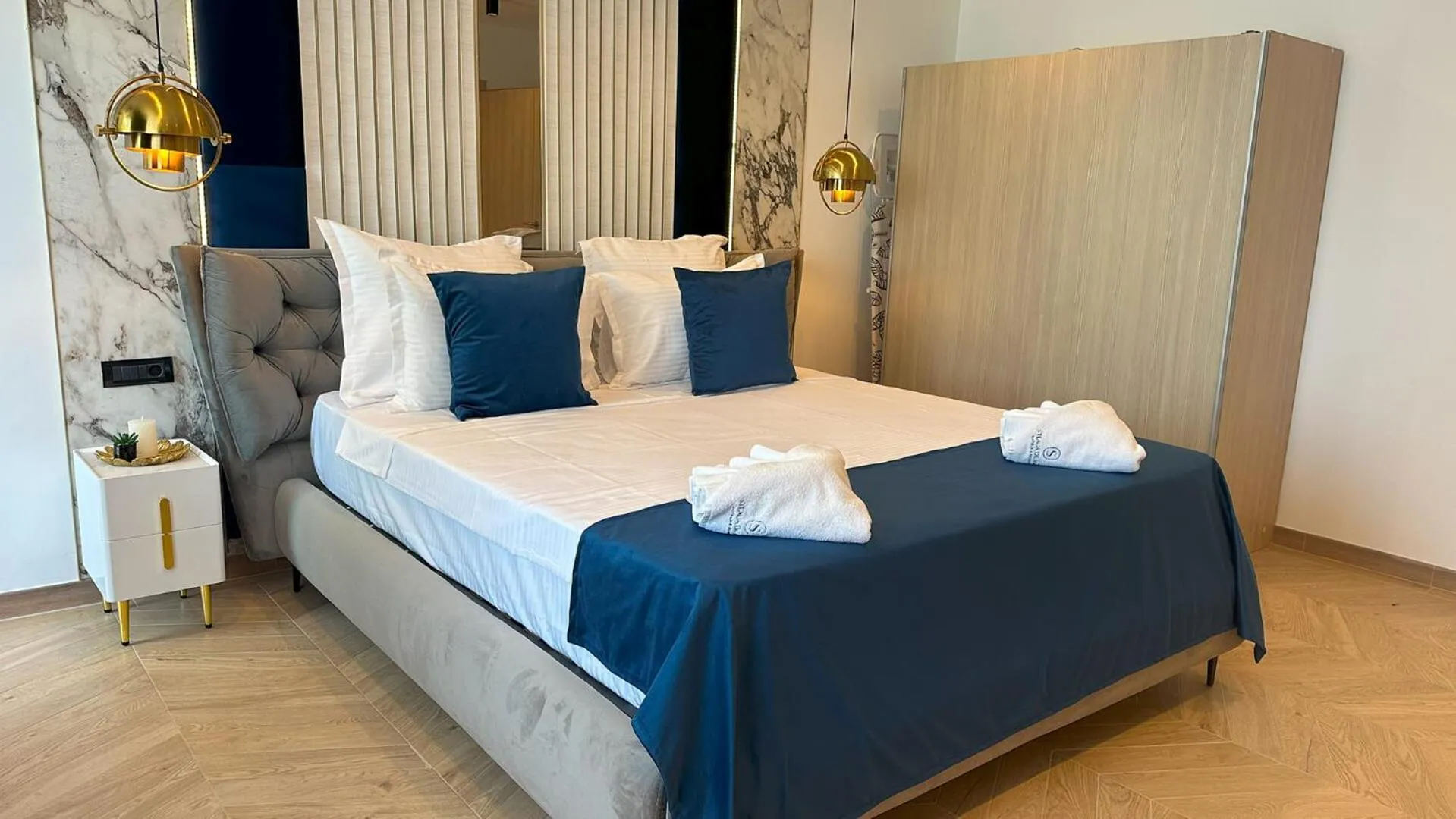 Bed in Aqvatonic Hotel - Steaua de Mare