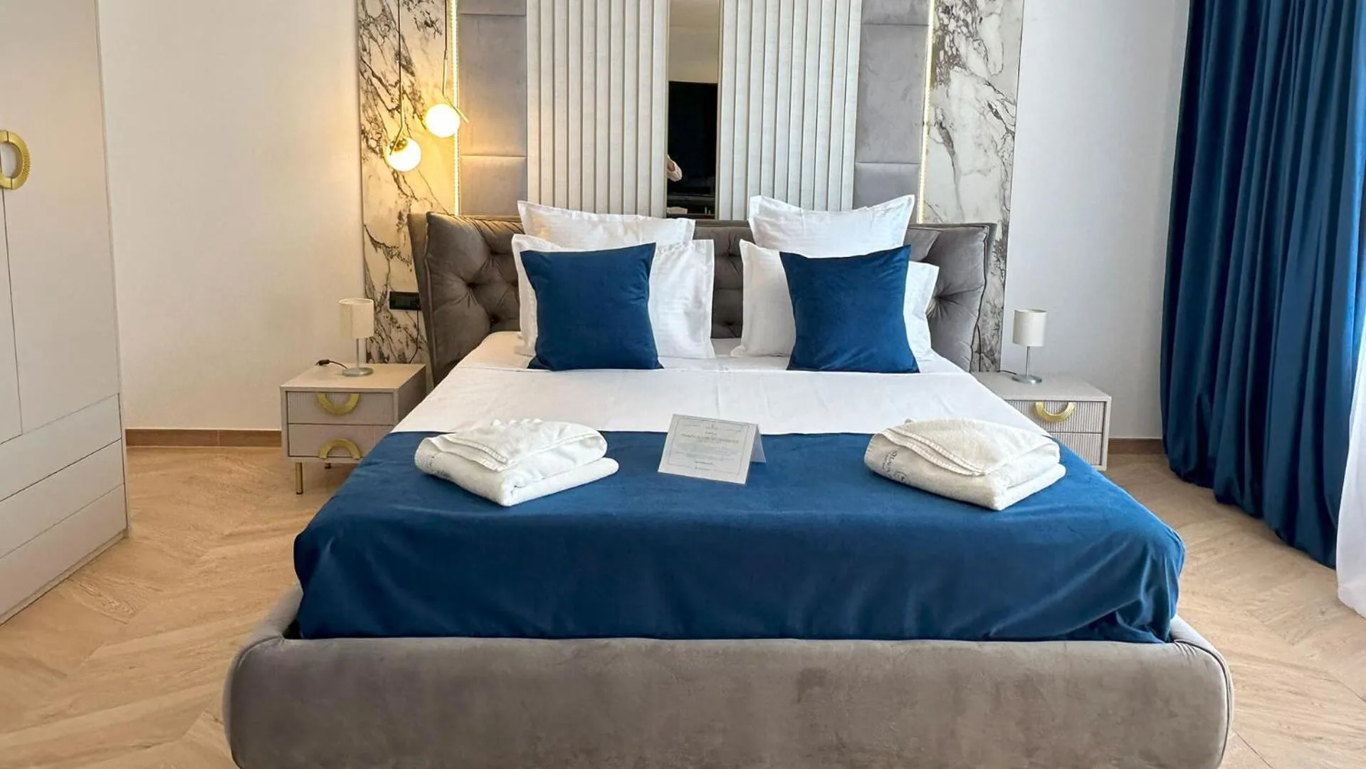 Bed in Aqvatonic Hotel - Steaua de Mare