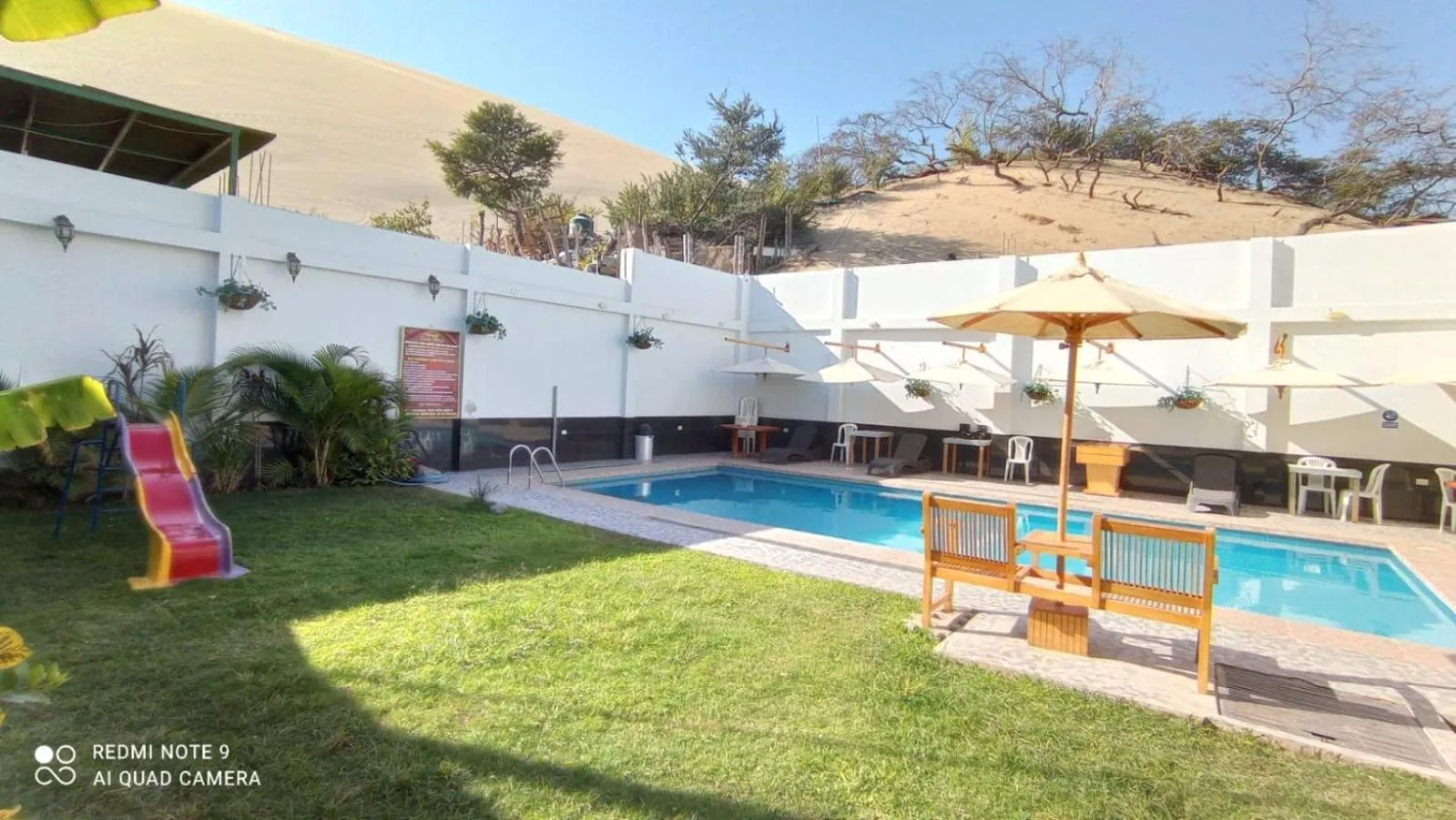 Patio in Hotel Santa Maria