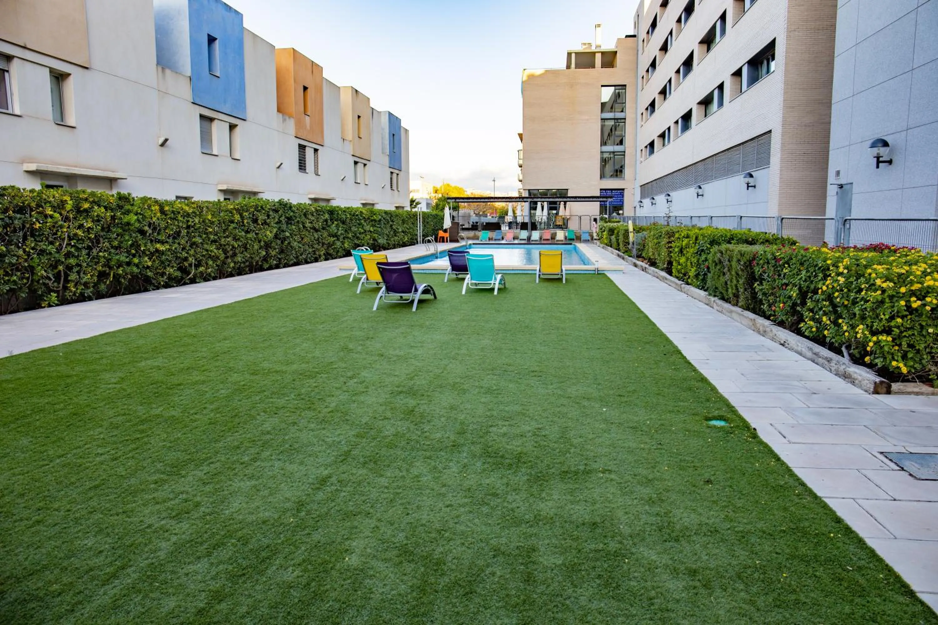 Garden in Villa Alojamiento y Congresos - Villa Universitaria