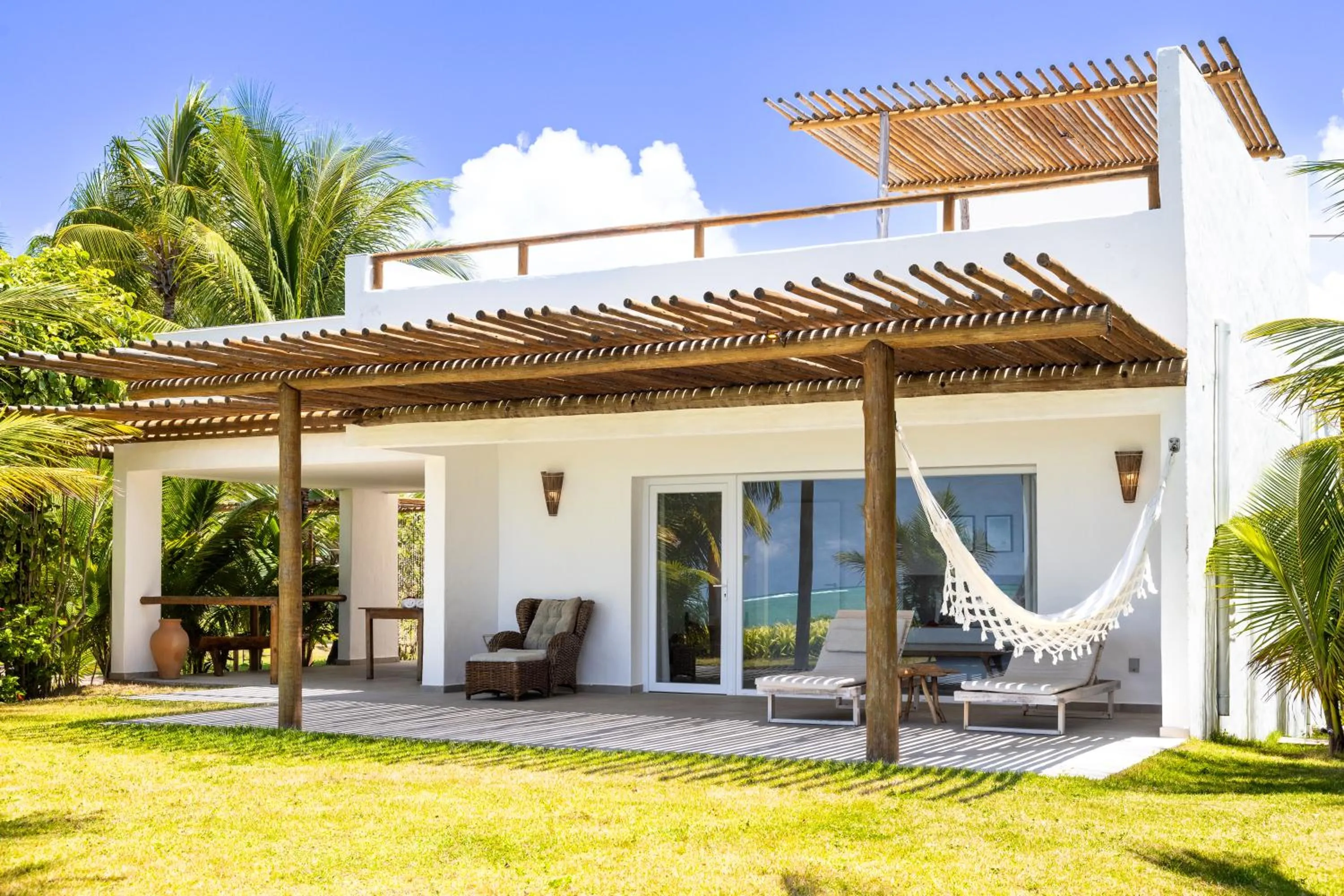 Patio in Aldeia Beijupirá Pousada