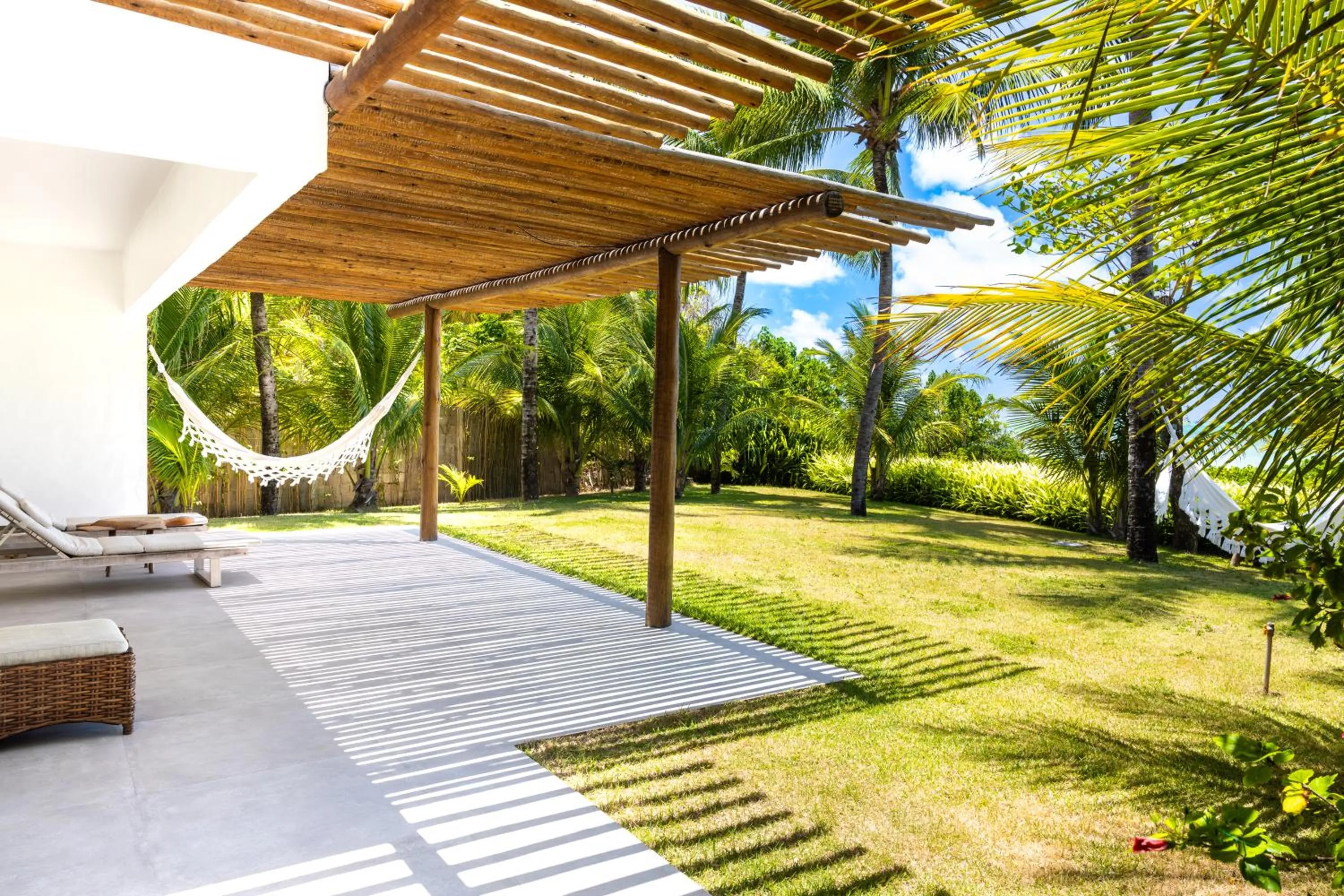 Patio in Aldeia Beijupirá Pousada