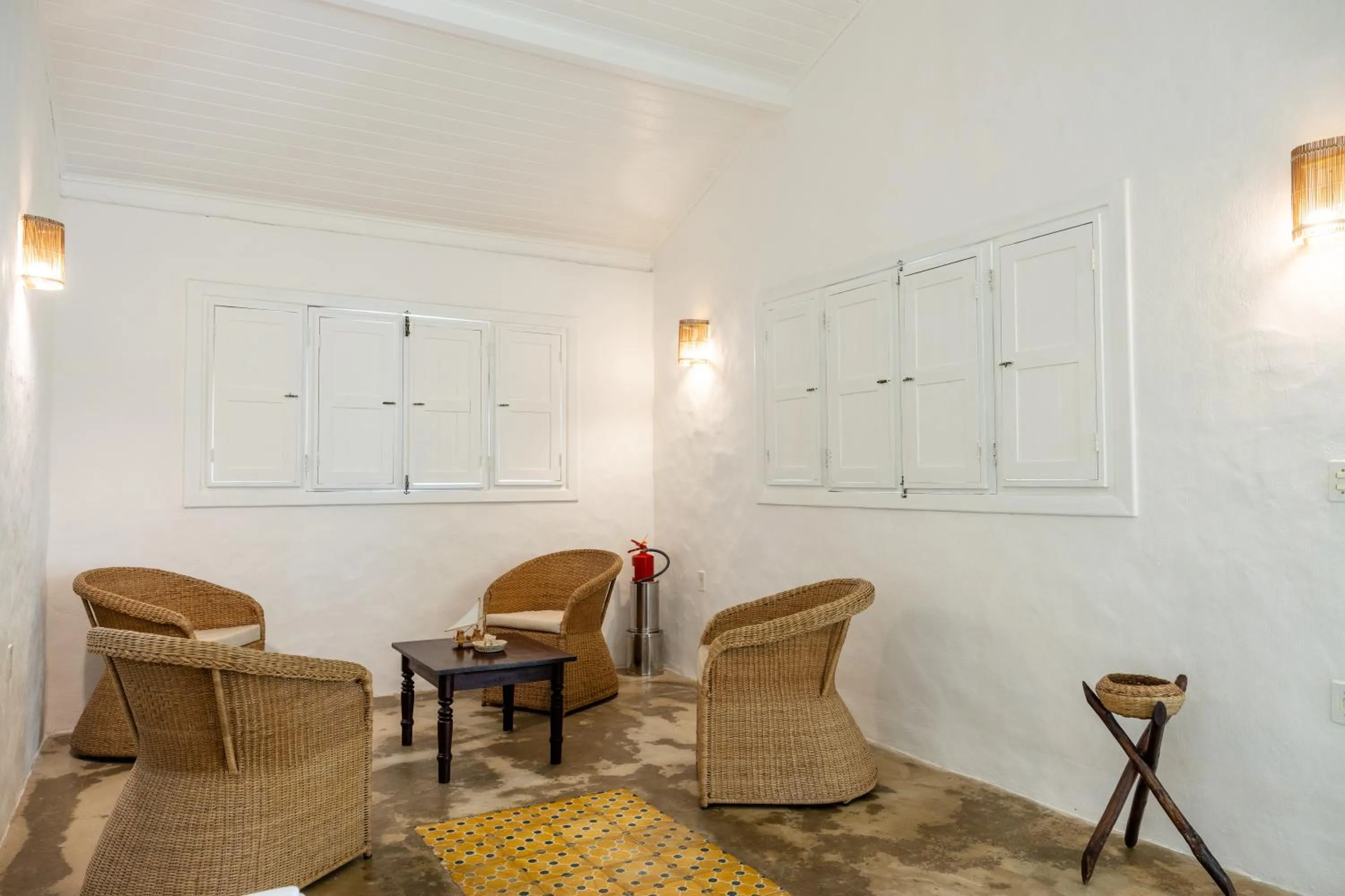 Living room in Aldeia Beijupirá Pousada