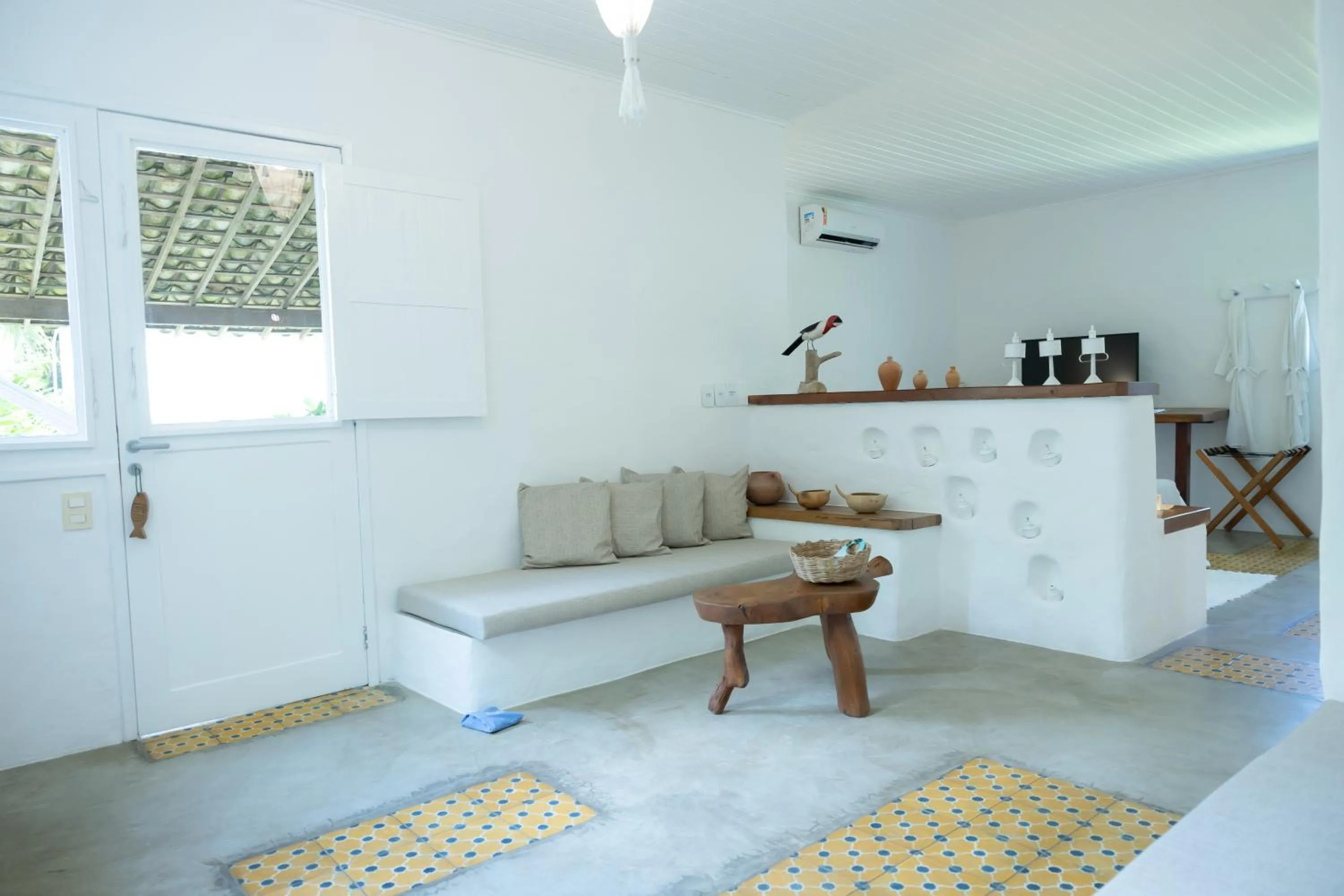 Living room in Aldeia Beijupirá Pousada