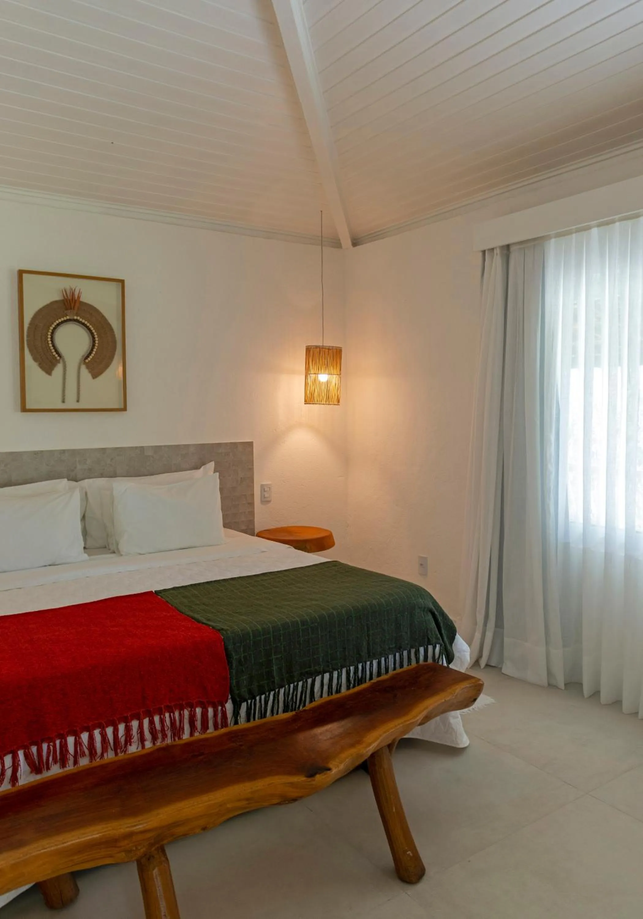 Bed in Aldeia Beijupirá Pousada