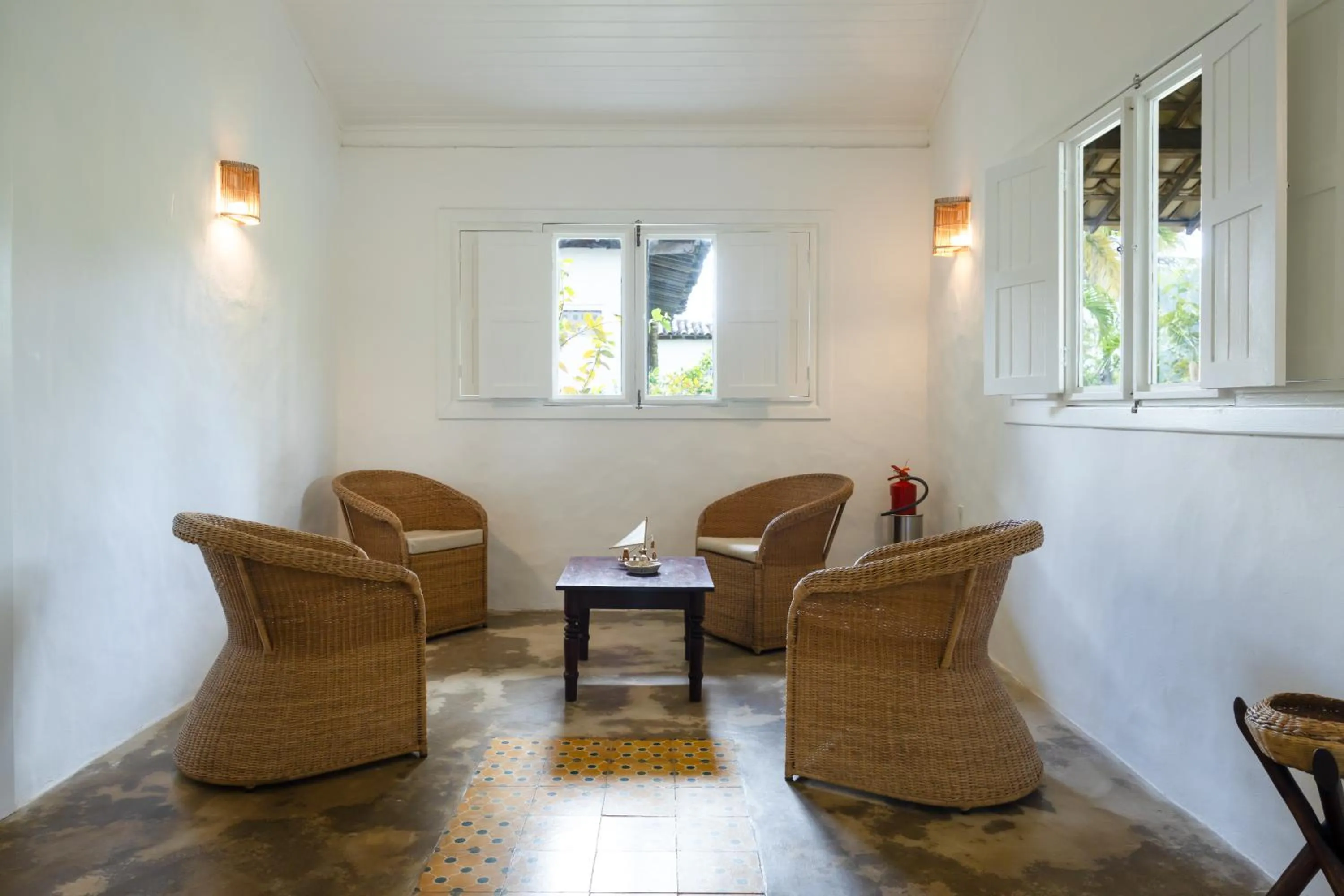 Living room in Aldeia Beijupirá Pousada