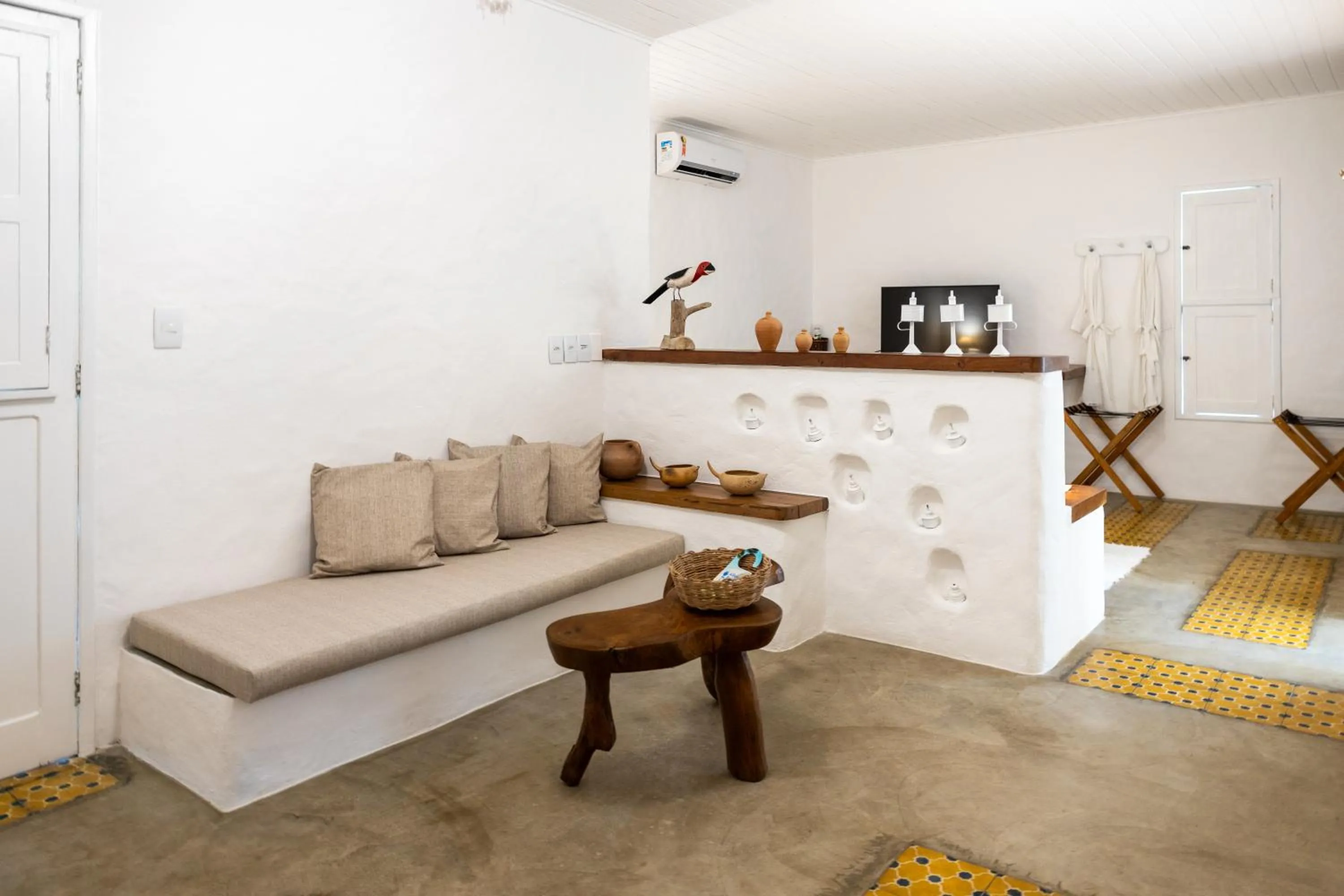 Living room in Aldeia Beijupirá Pousada