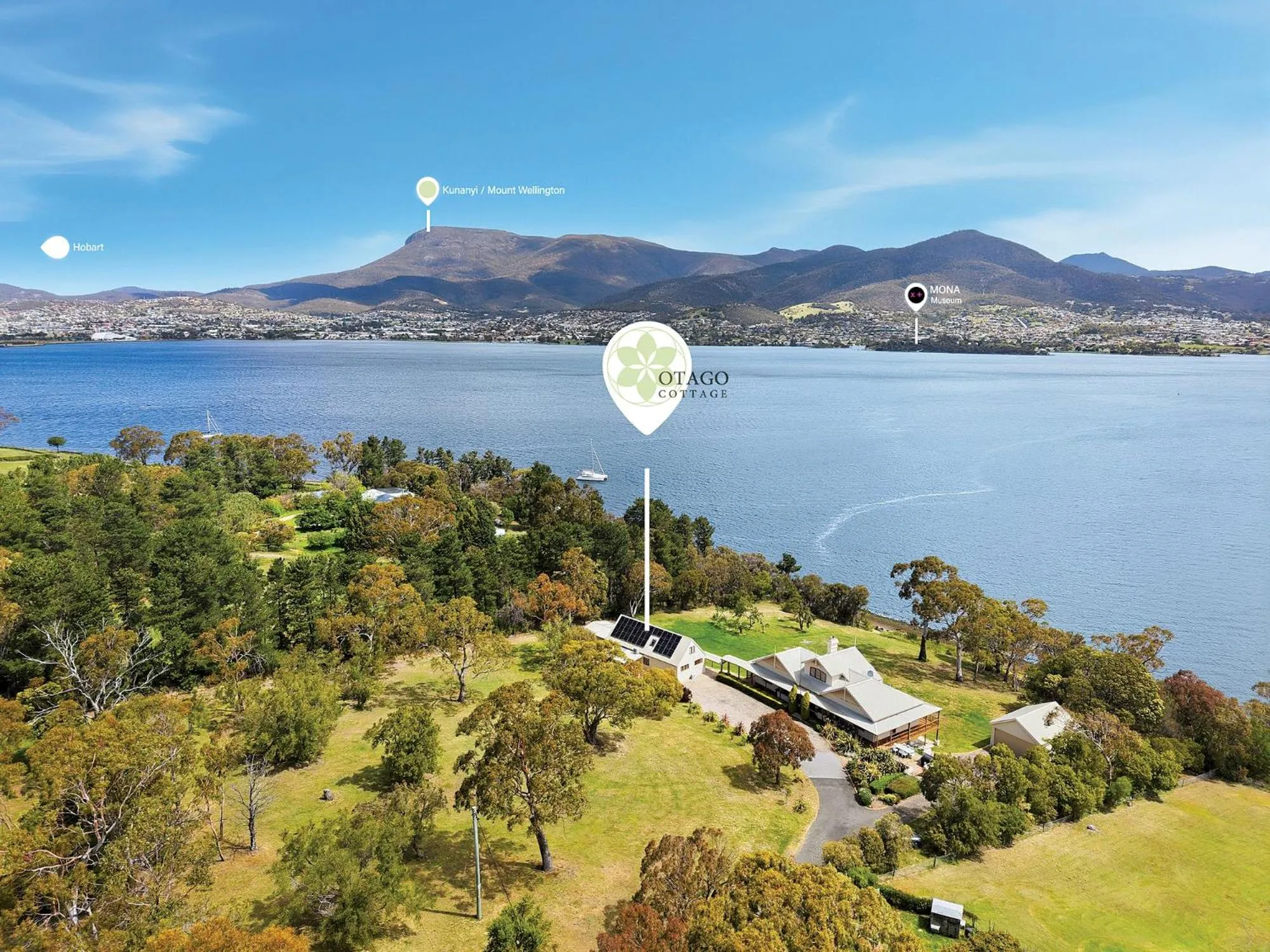 View (from property/room) in Otago Cottage