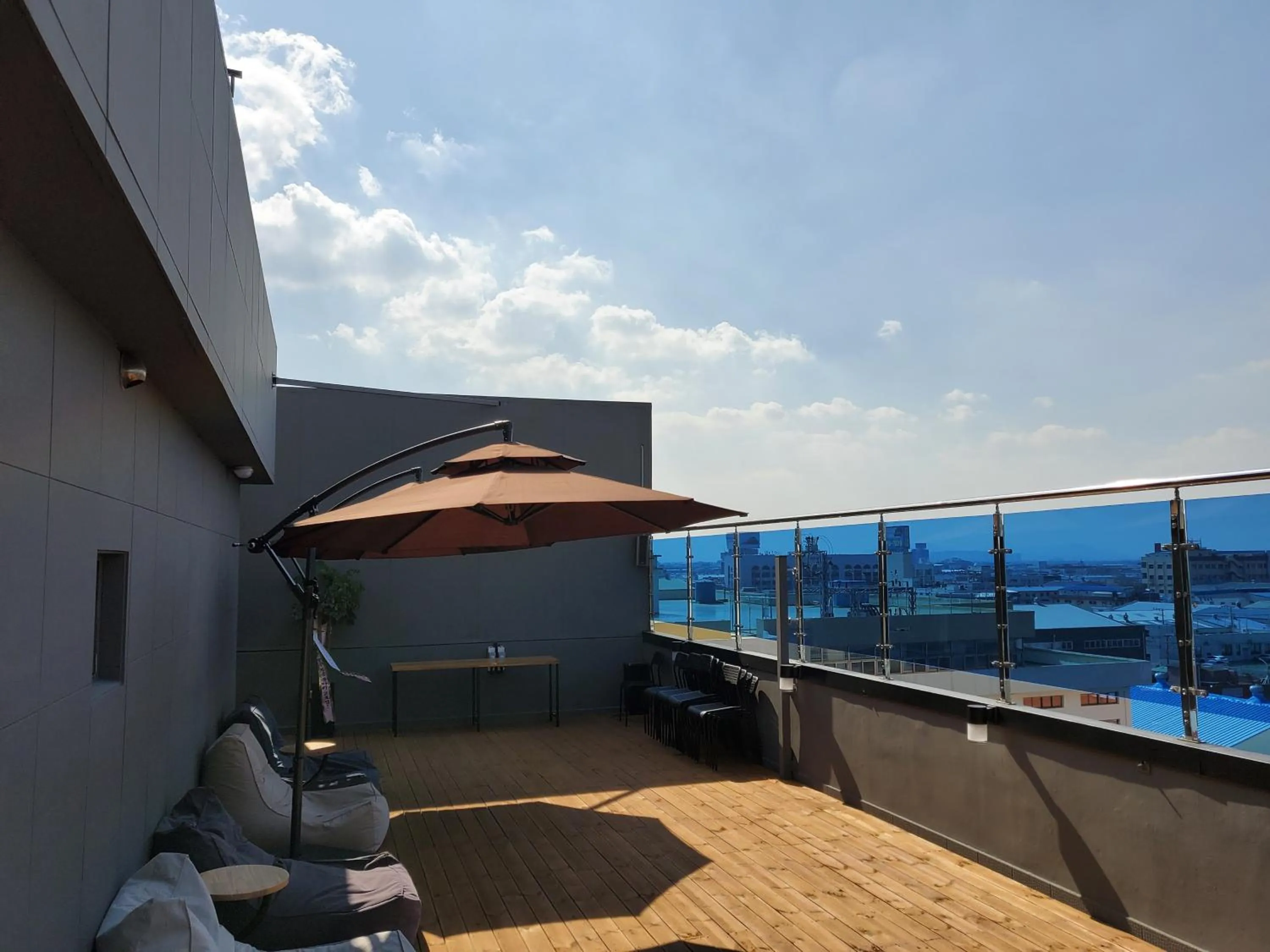 Balcony/Terrace in The Stone Bridge Hotel Sasang