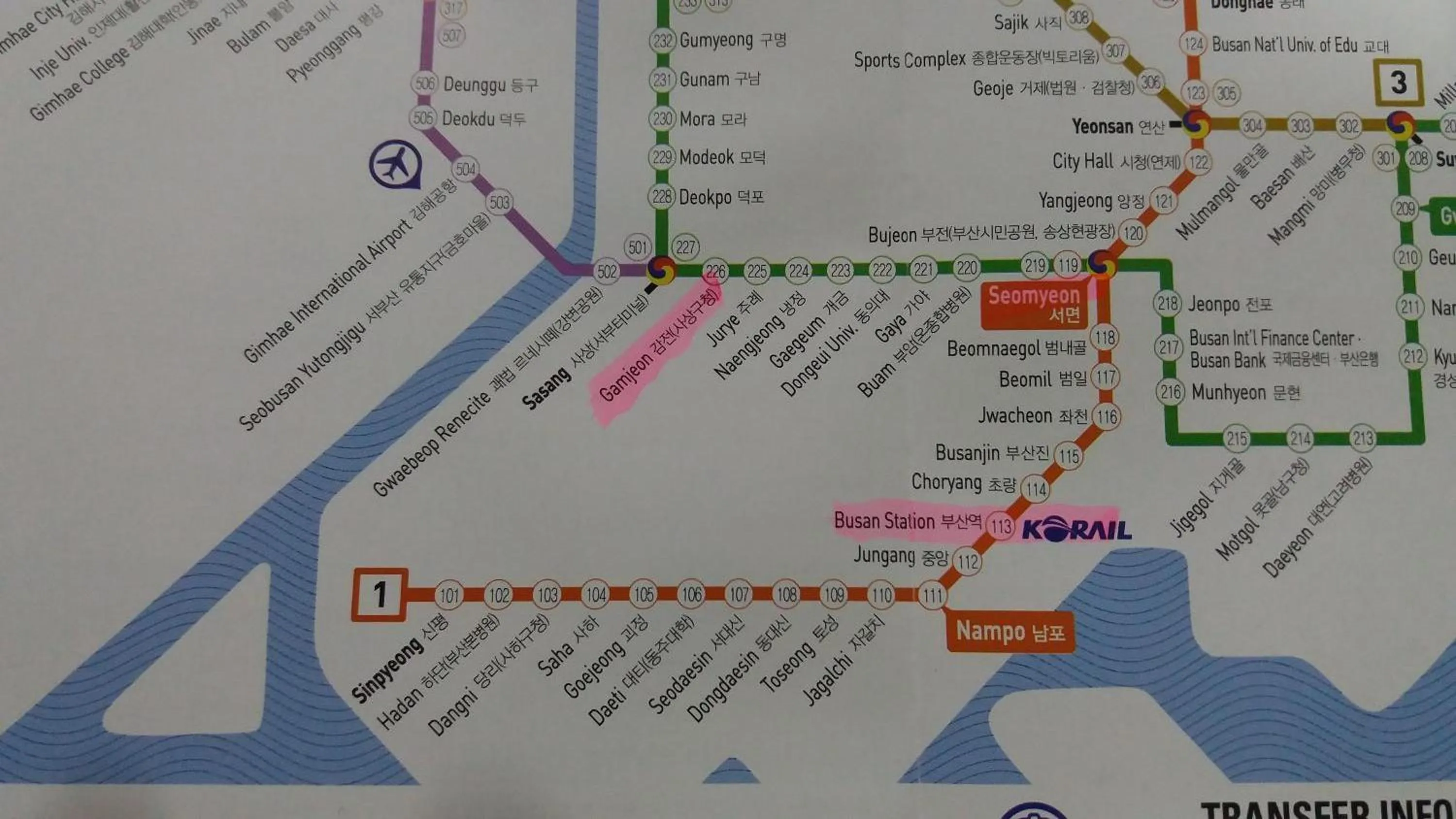 Location in The Stone Bridge Hotel Sasang