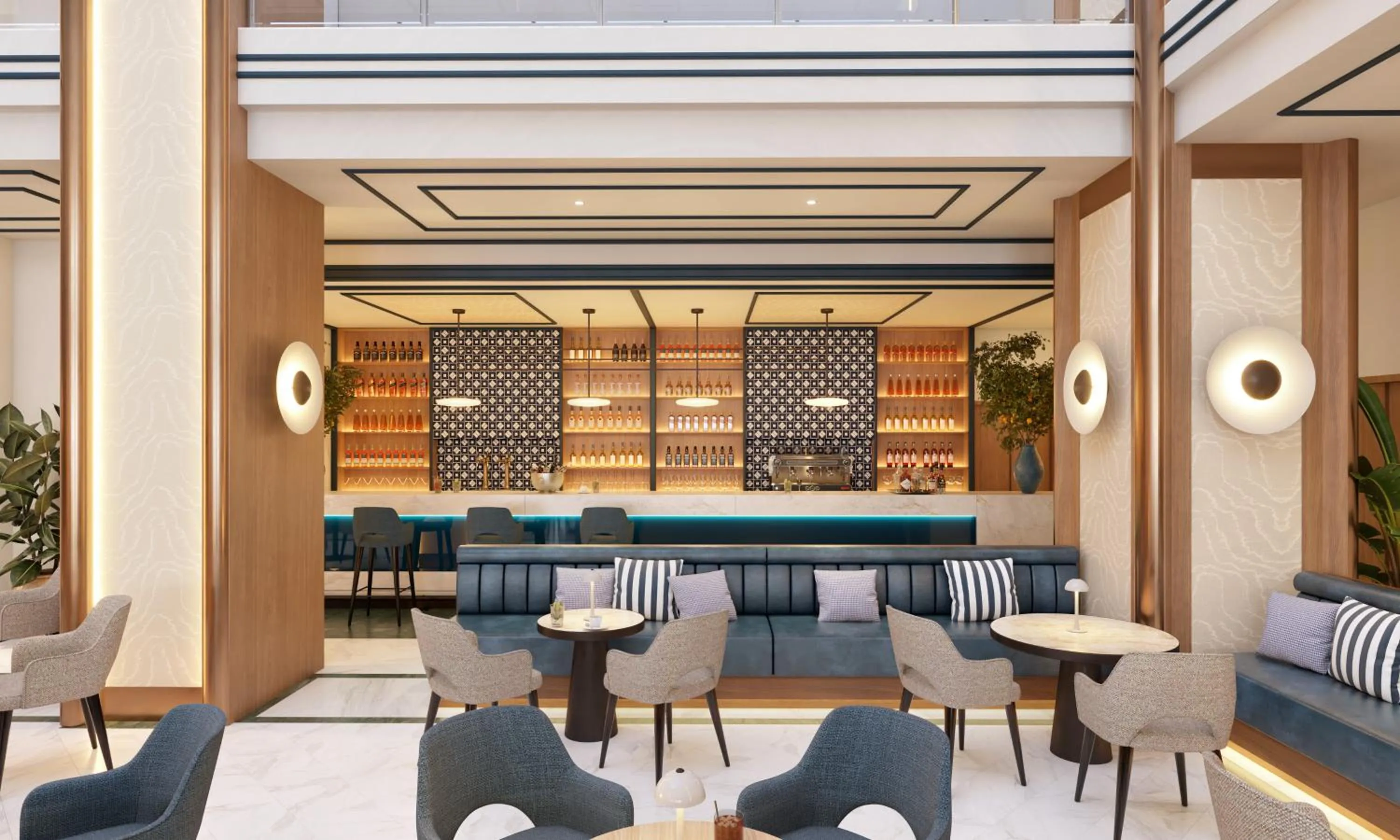 Lounge or bar in Hotel Yaramar - Adults Recommended