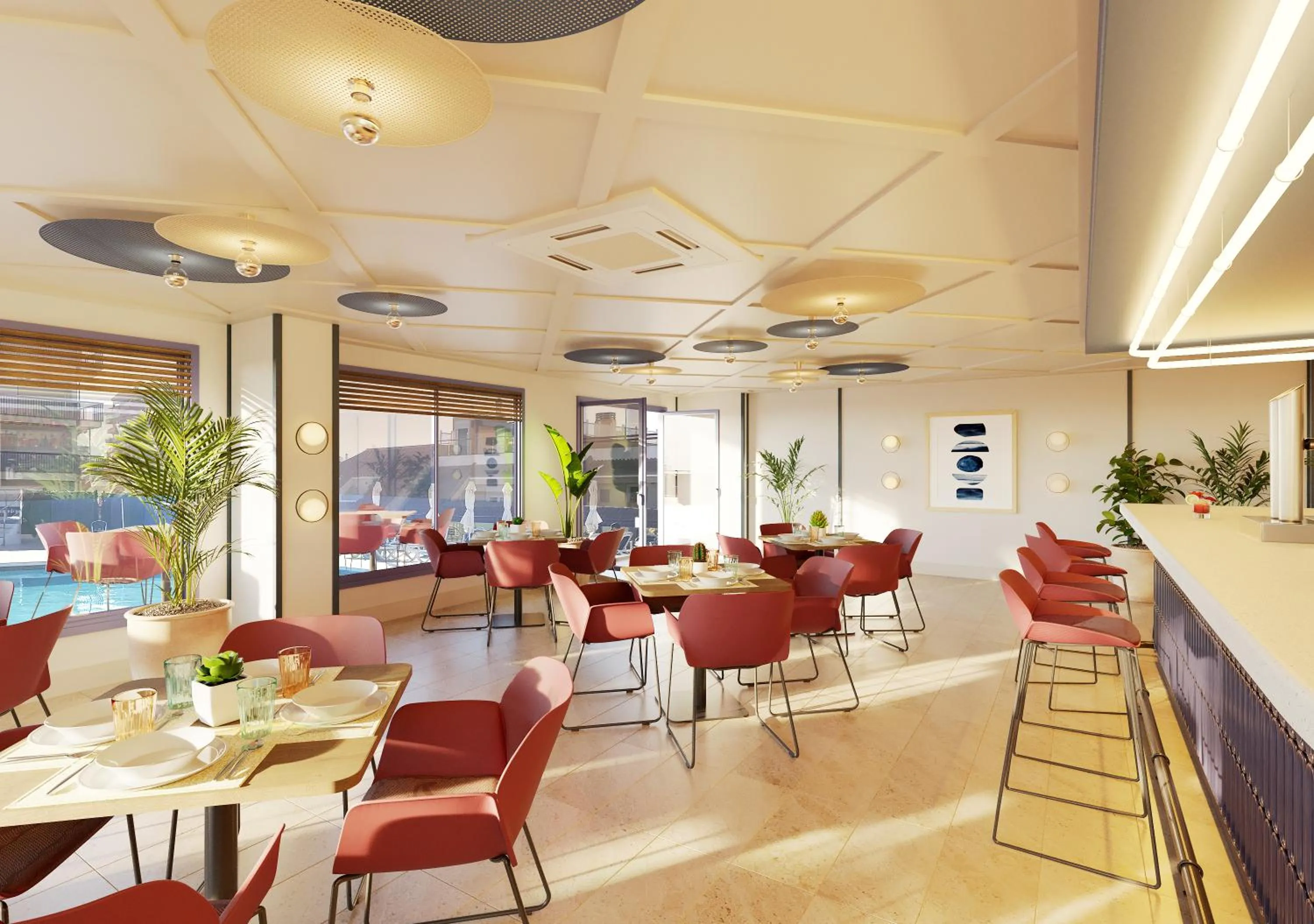 Restaurant/places to eat in Hotel Yaramar - Adults Recommended