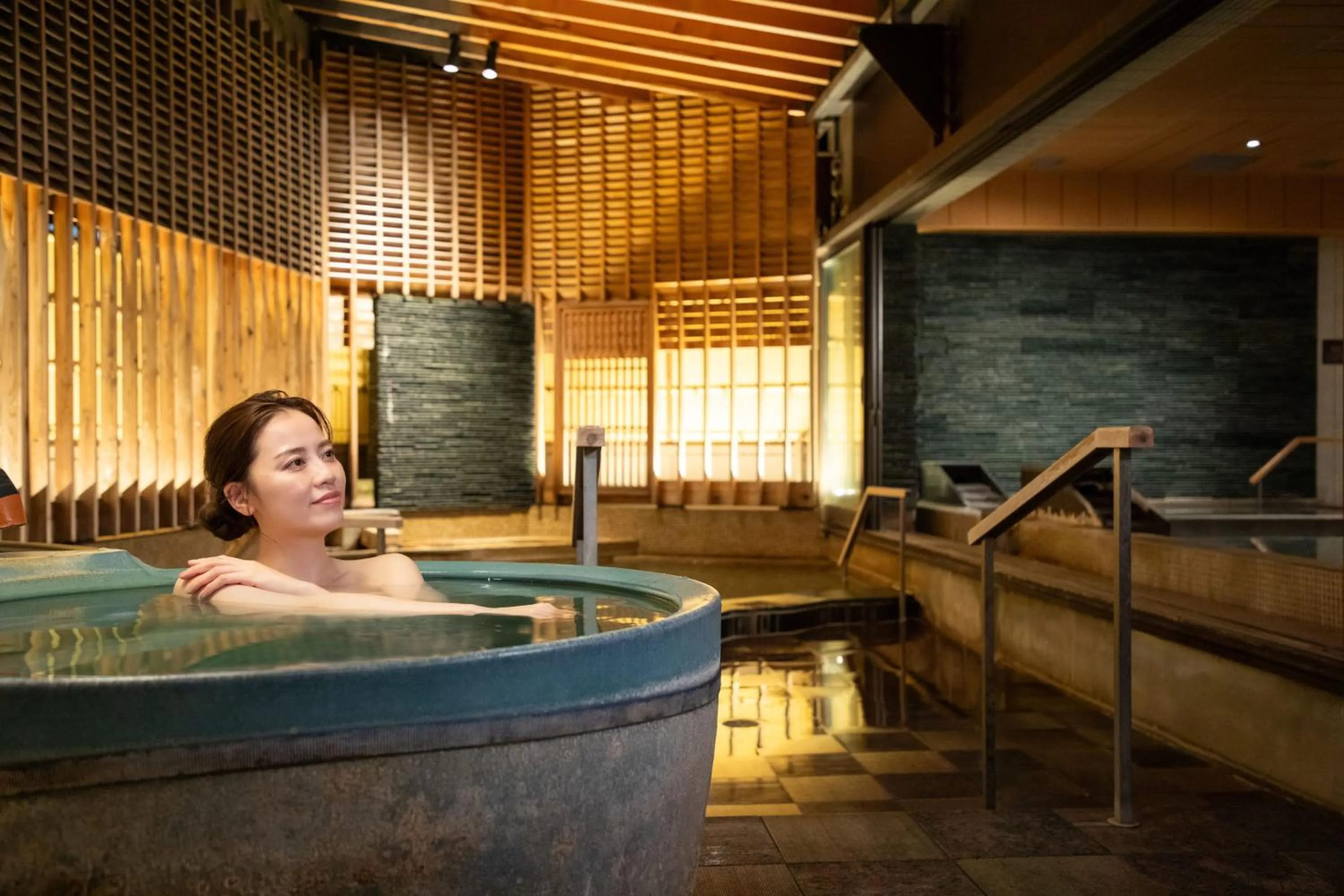 Hot Spring Bath in Hakodate Hotel Banso