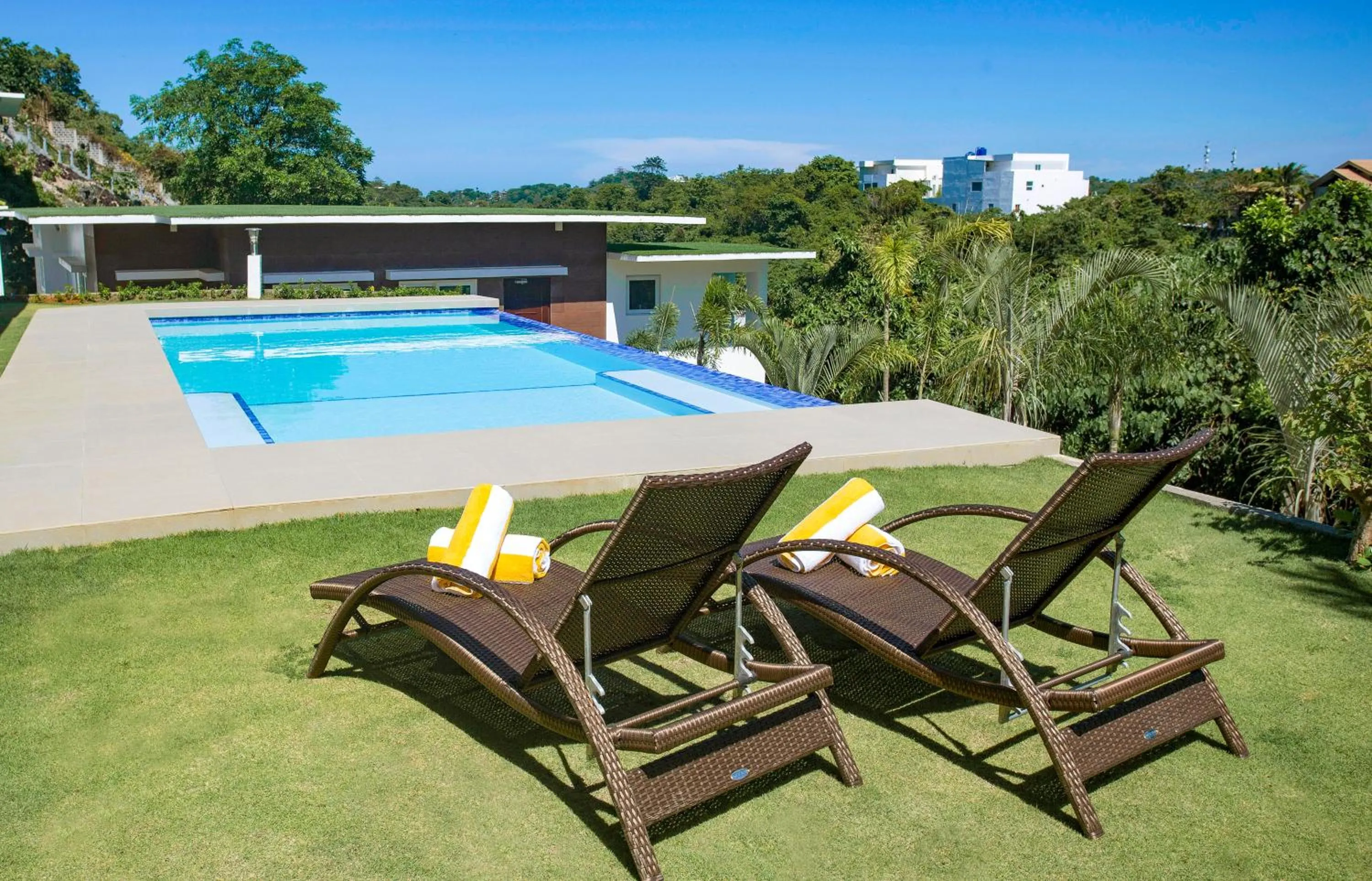 Pool view in One Hagdan Villas