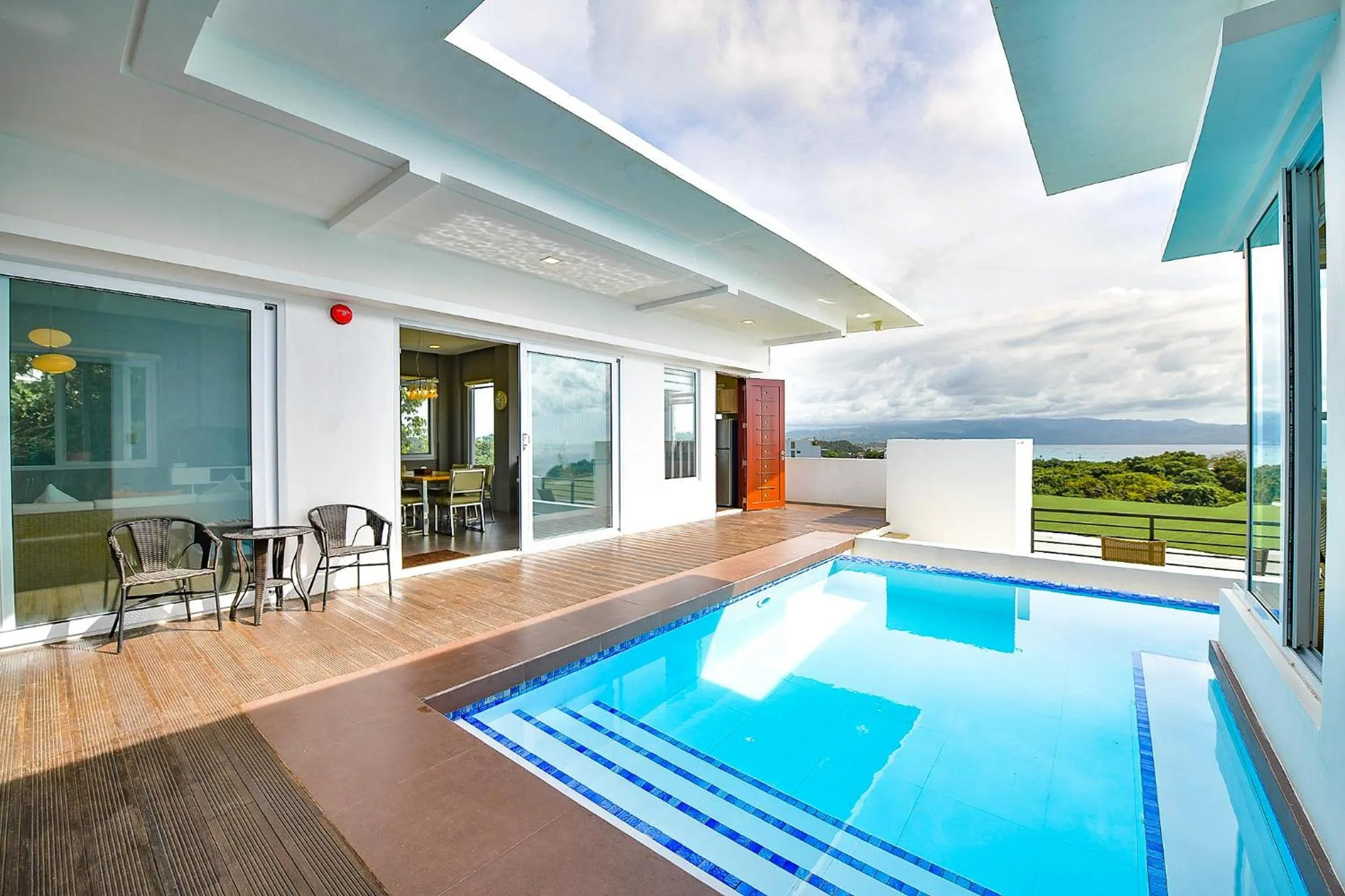 Pool view in One Hagdan Villas