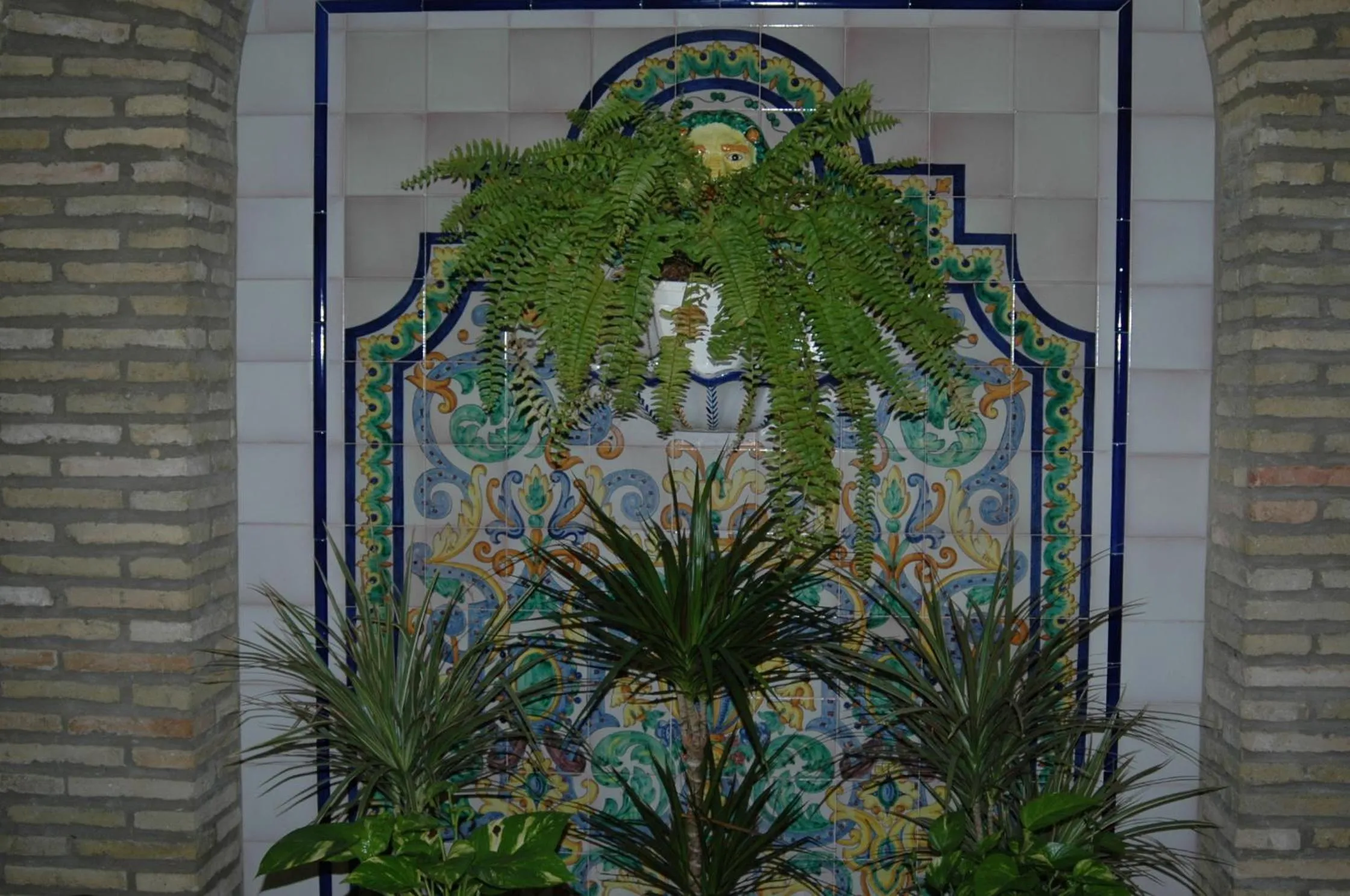 Decorative detail in Hotel Anfiteatro Romano