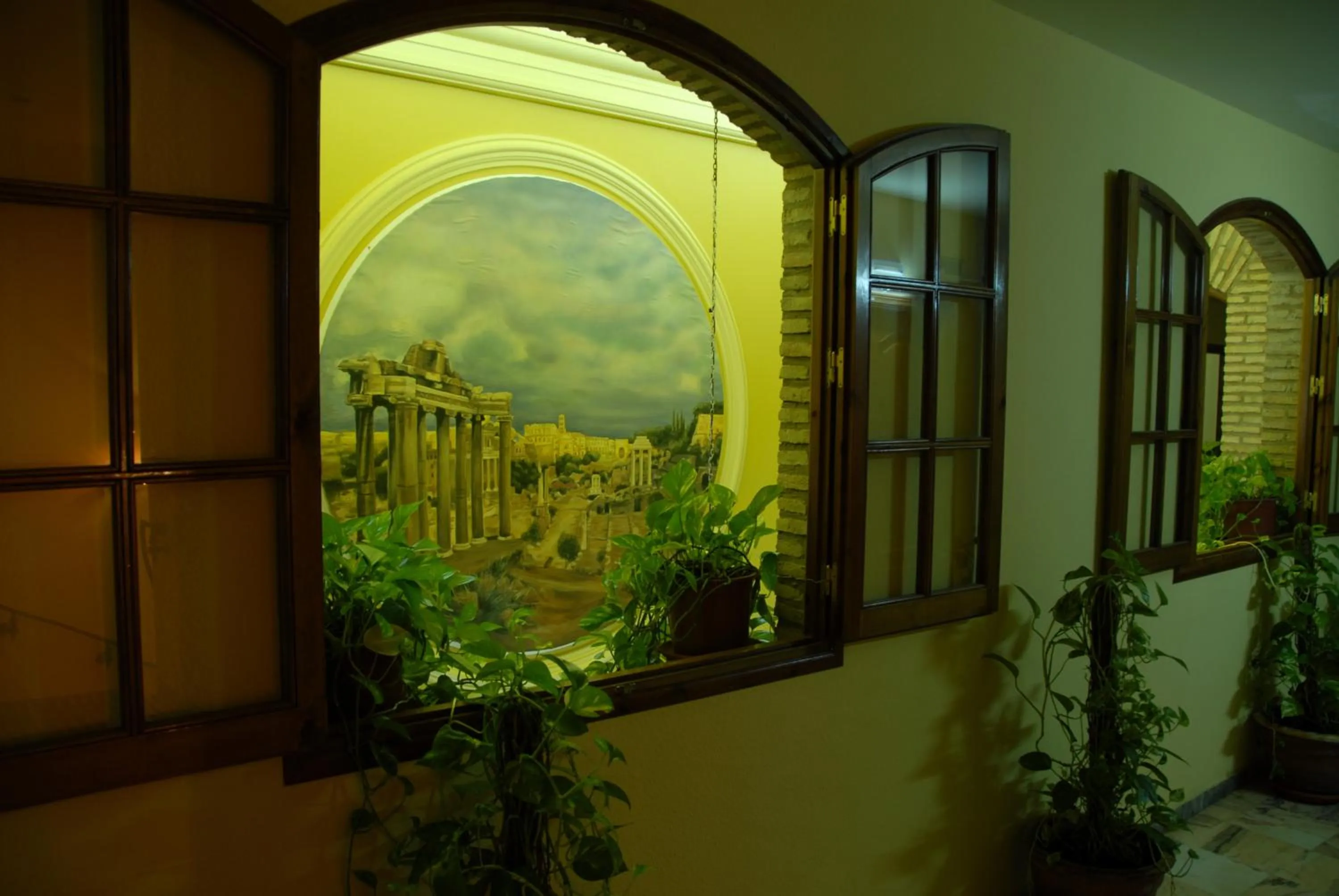 Decorative detail in Hotel Anfiteatro Romano