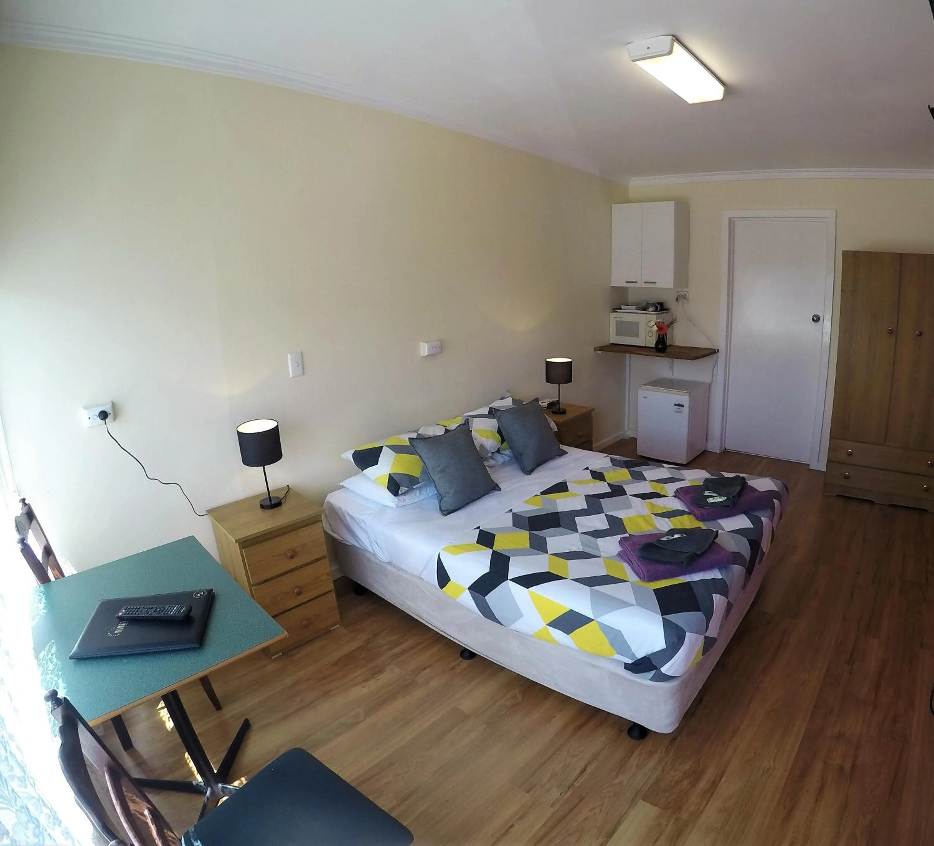 Bed in Turn-in Motel