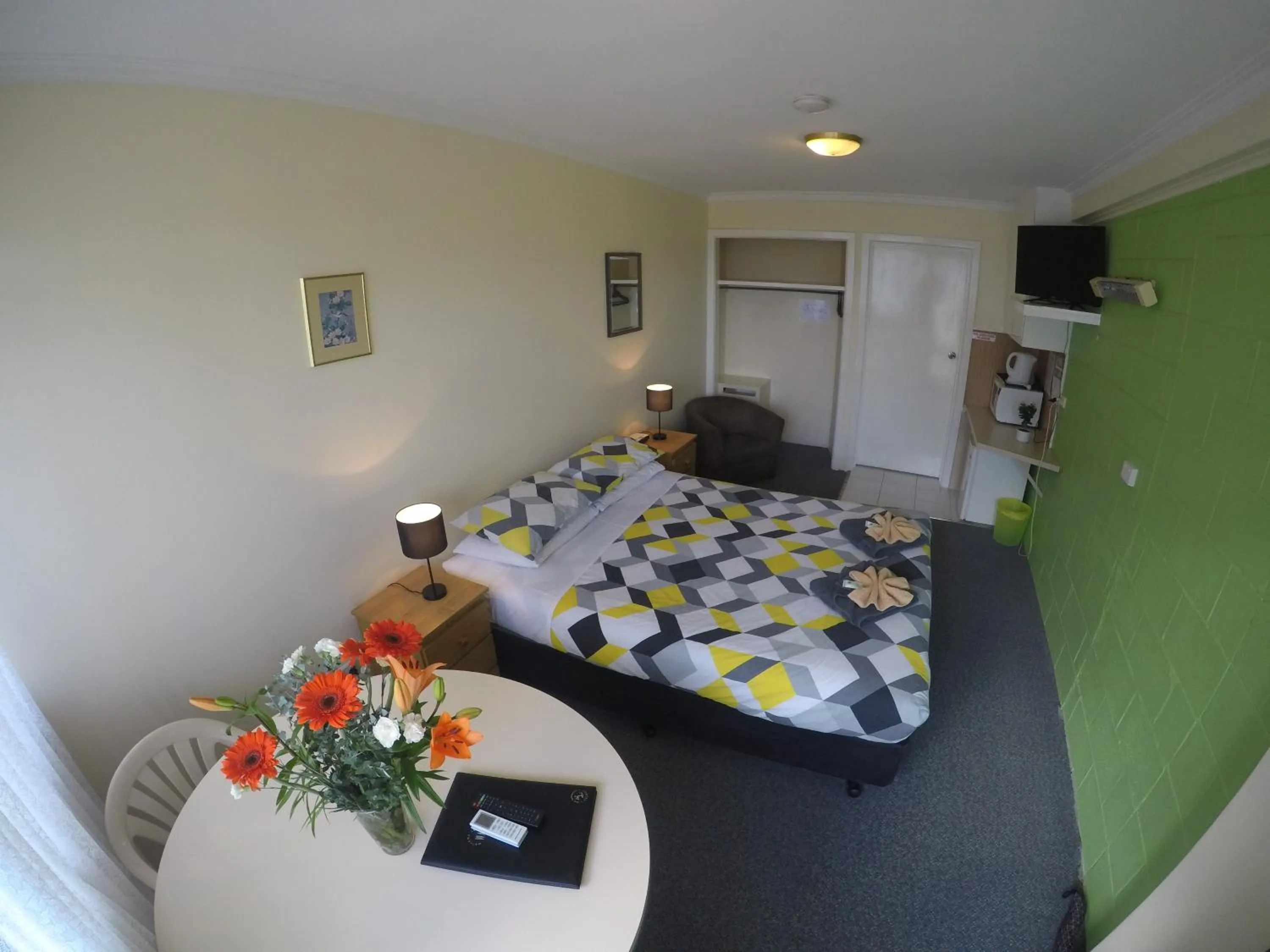 Bed in Turn-in Motel