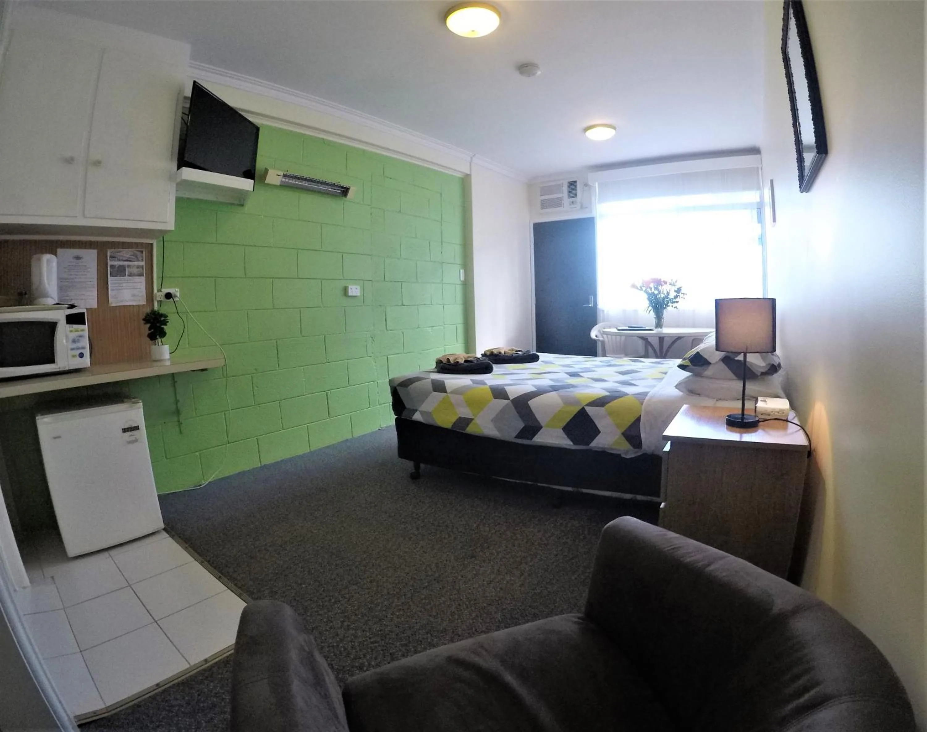 Bed in Turn-in Motel