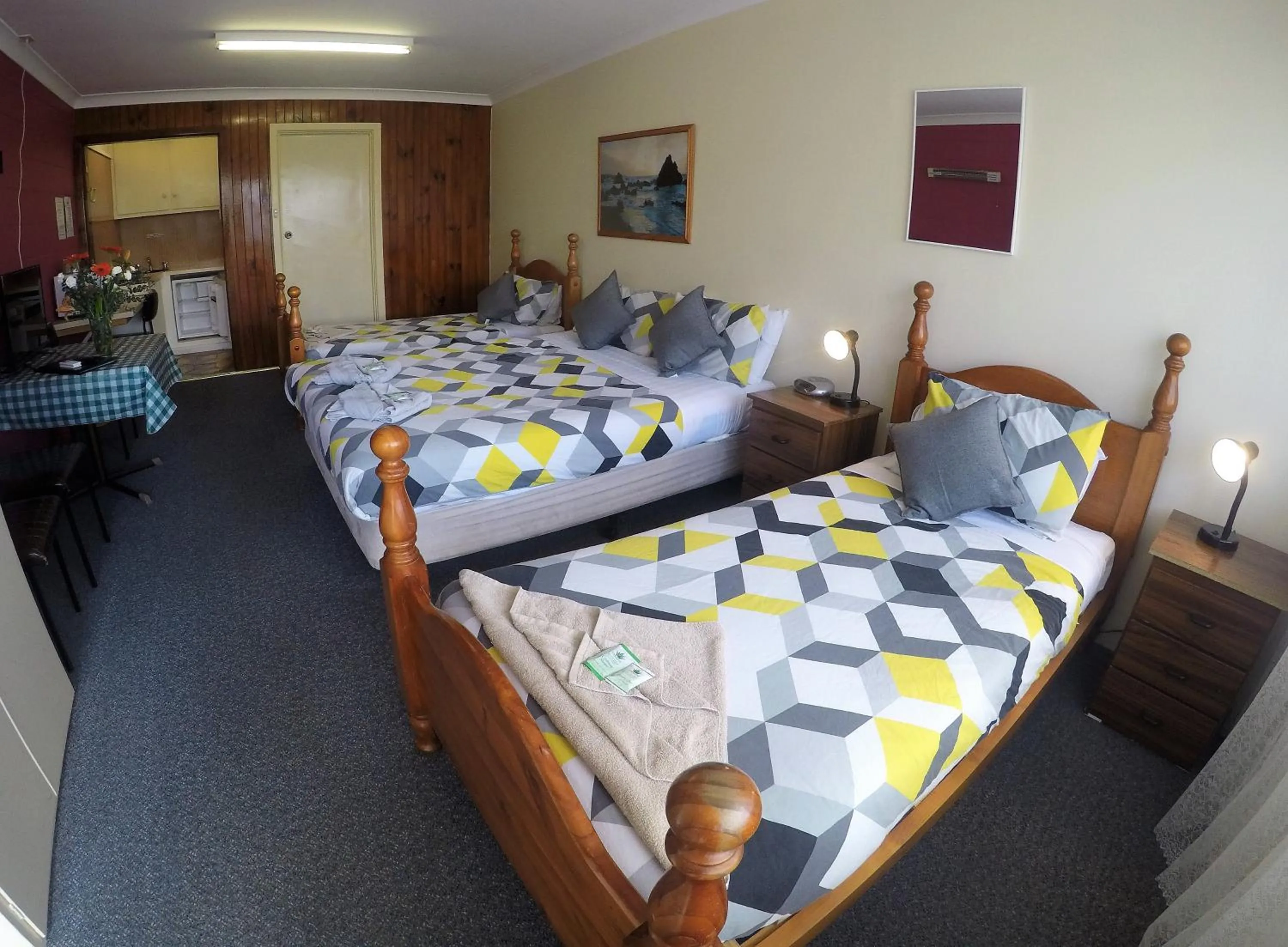 Bed in Turn-in Motel