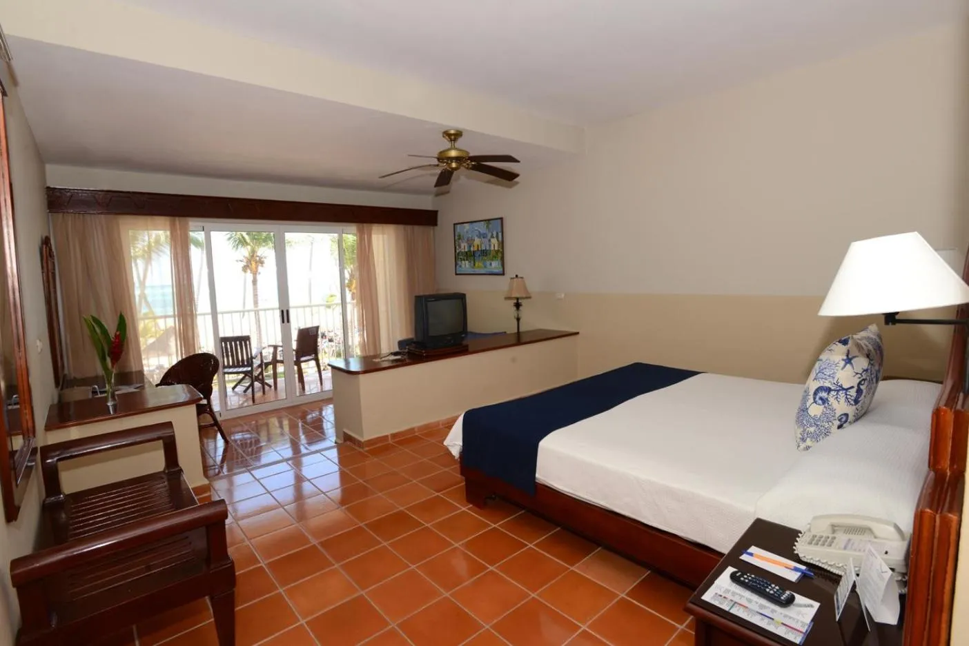 Balcony/Terrace, Bed in VIK hotel Arena Blanca