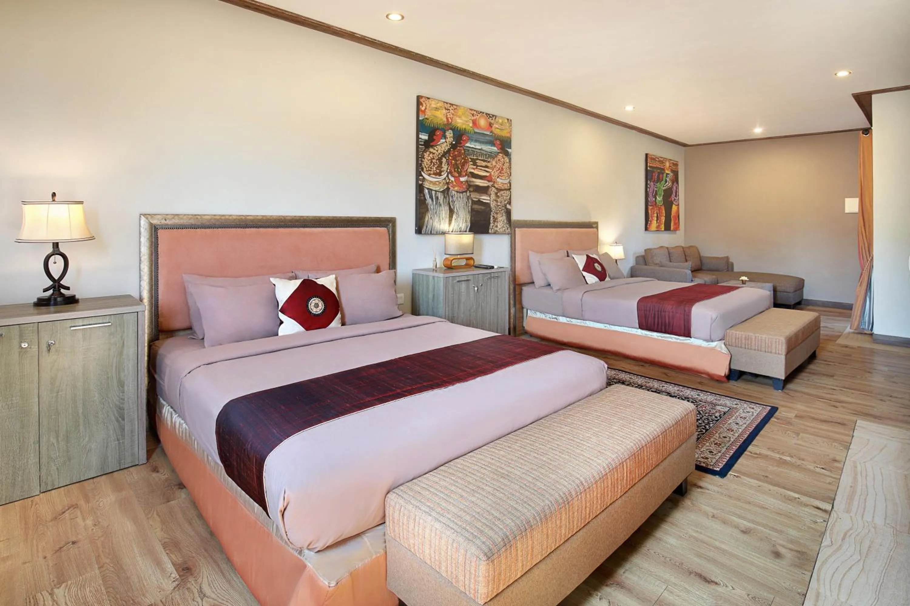 Bed in Puri Sabina Bed & Breakfast