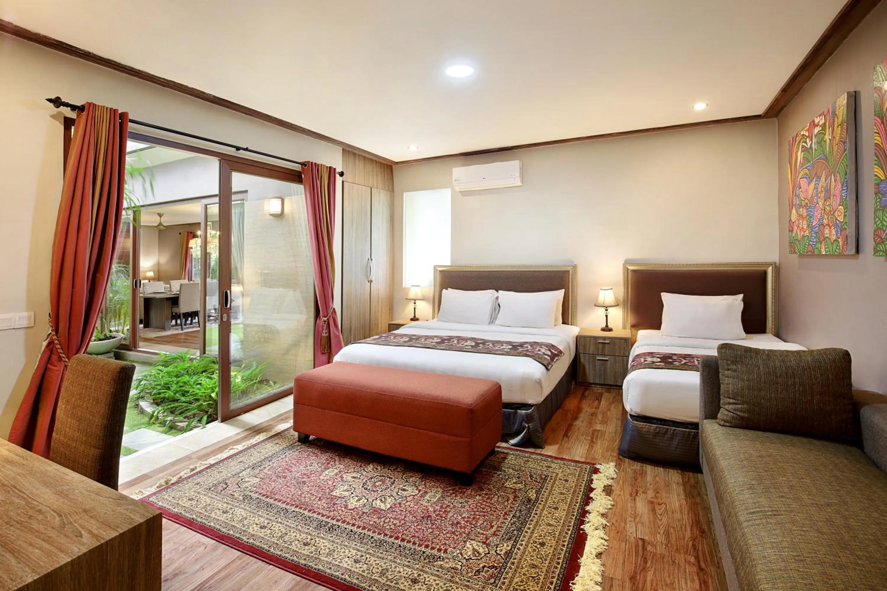 Bed in Puri Sabina Bed & Breakfast