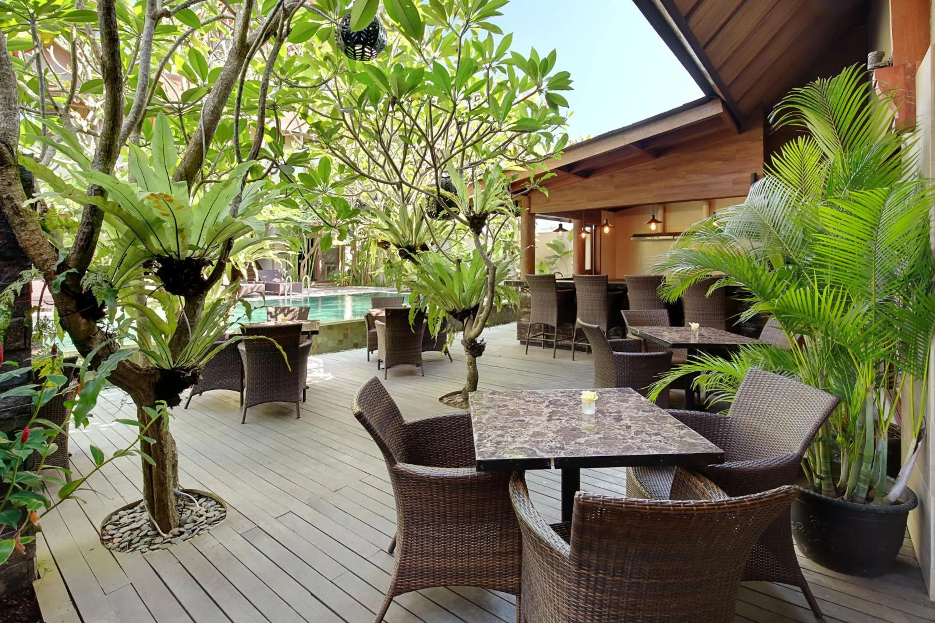 Double Room with Garden View in Puri Sabina Bed & Breakfast