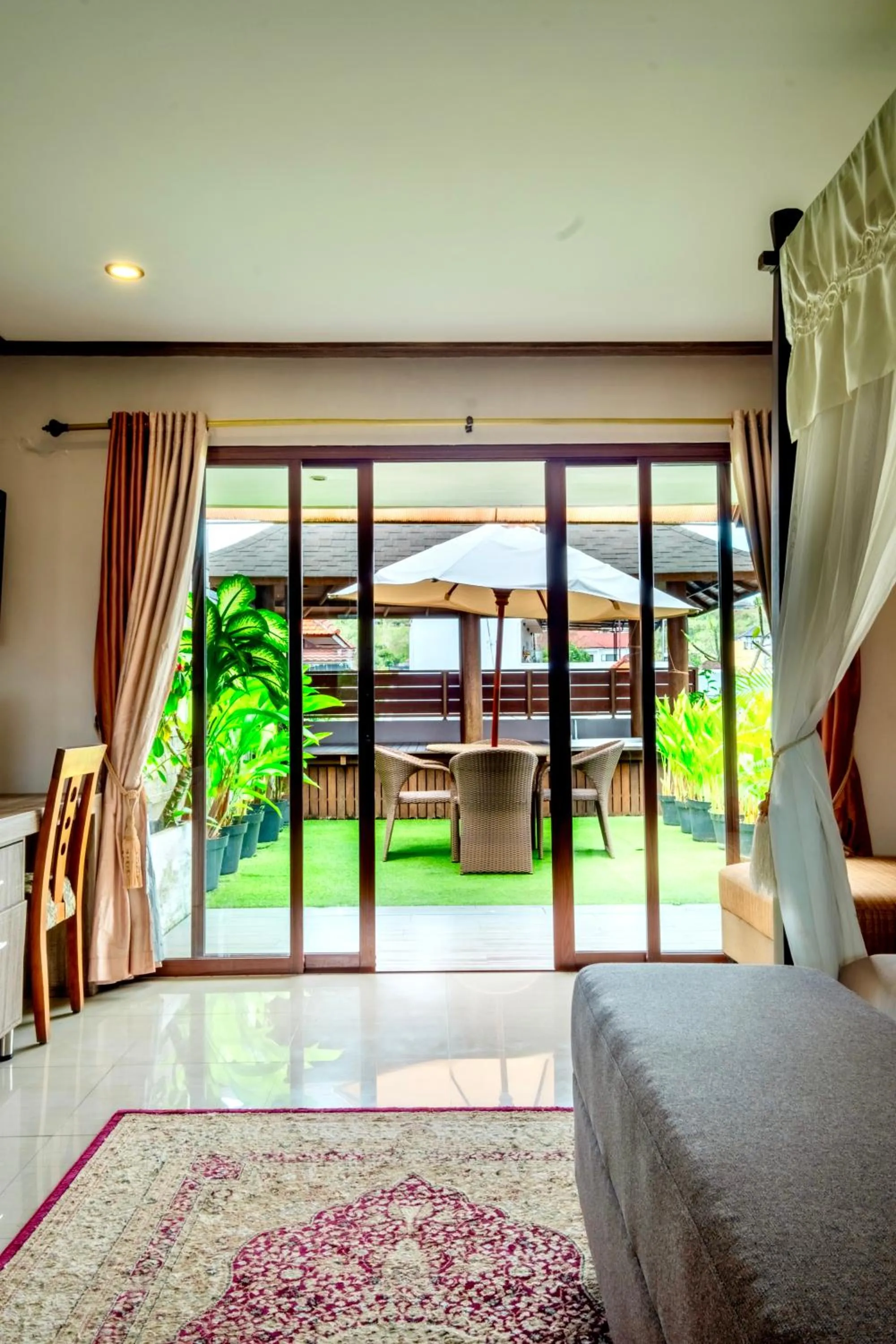 Seating area, Bed in Puri Sabina Bed & Breakfast