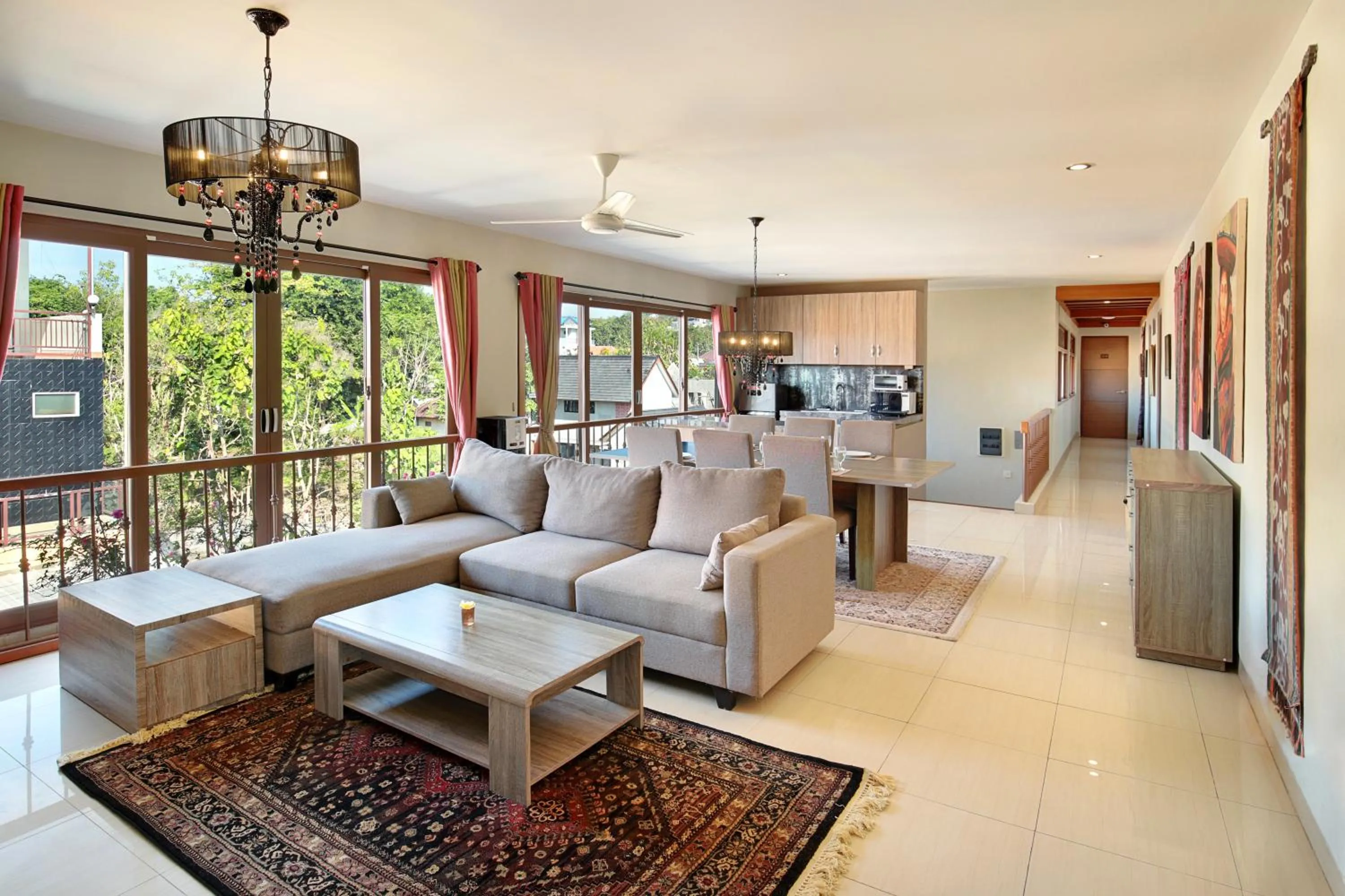 Living room in Puri Sabina Bed & Breakfast