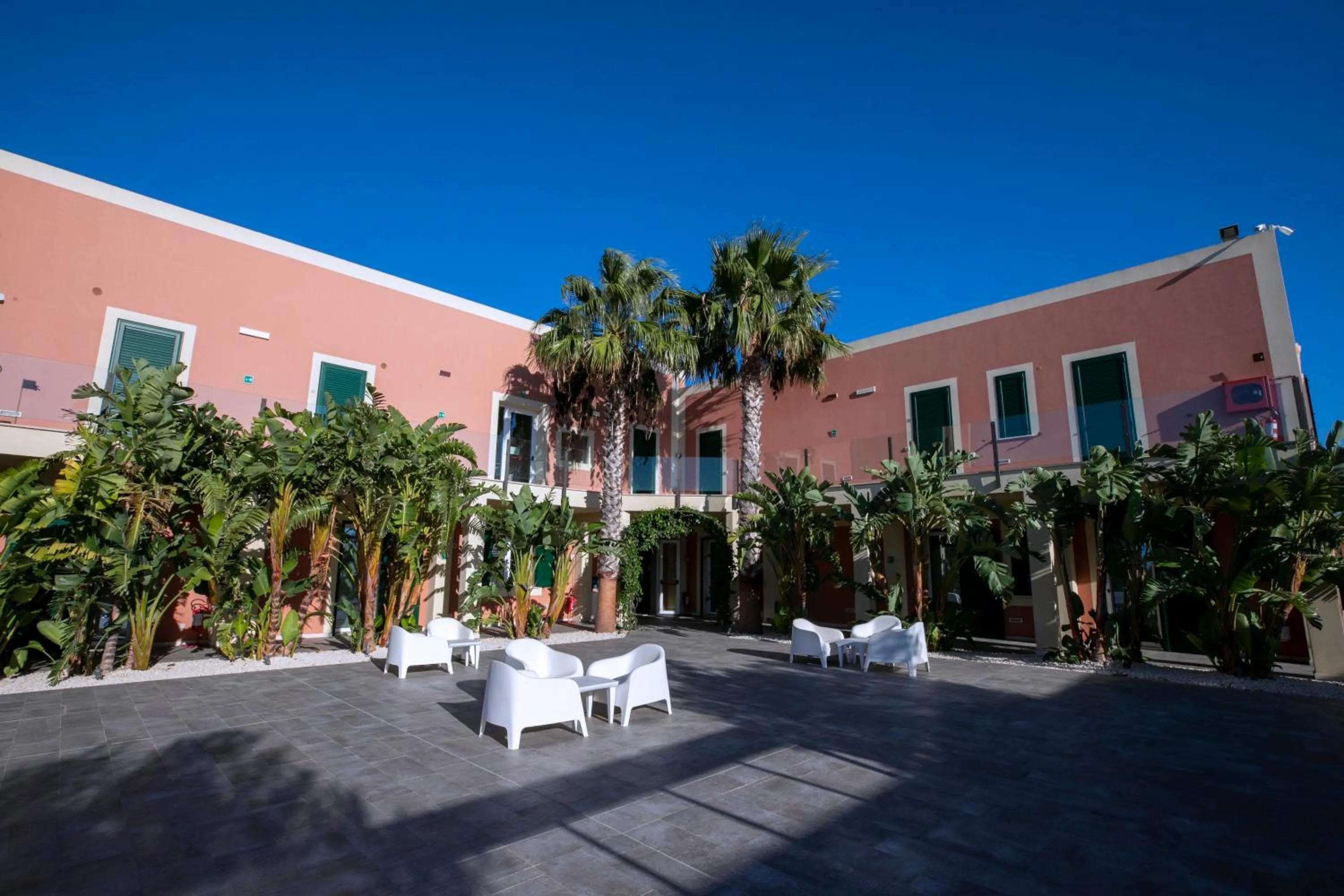 Patio in Corte Olea Resort