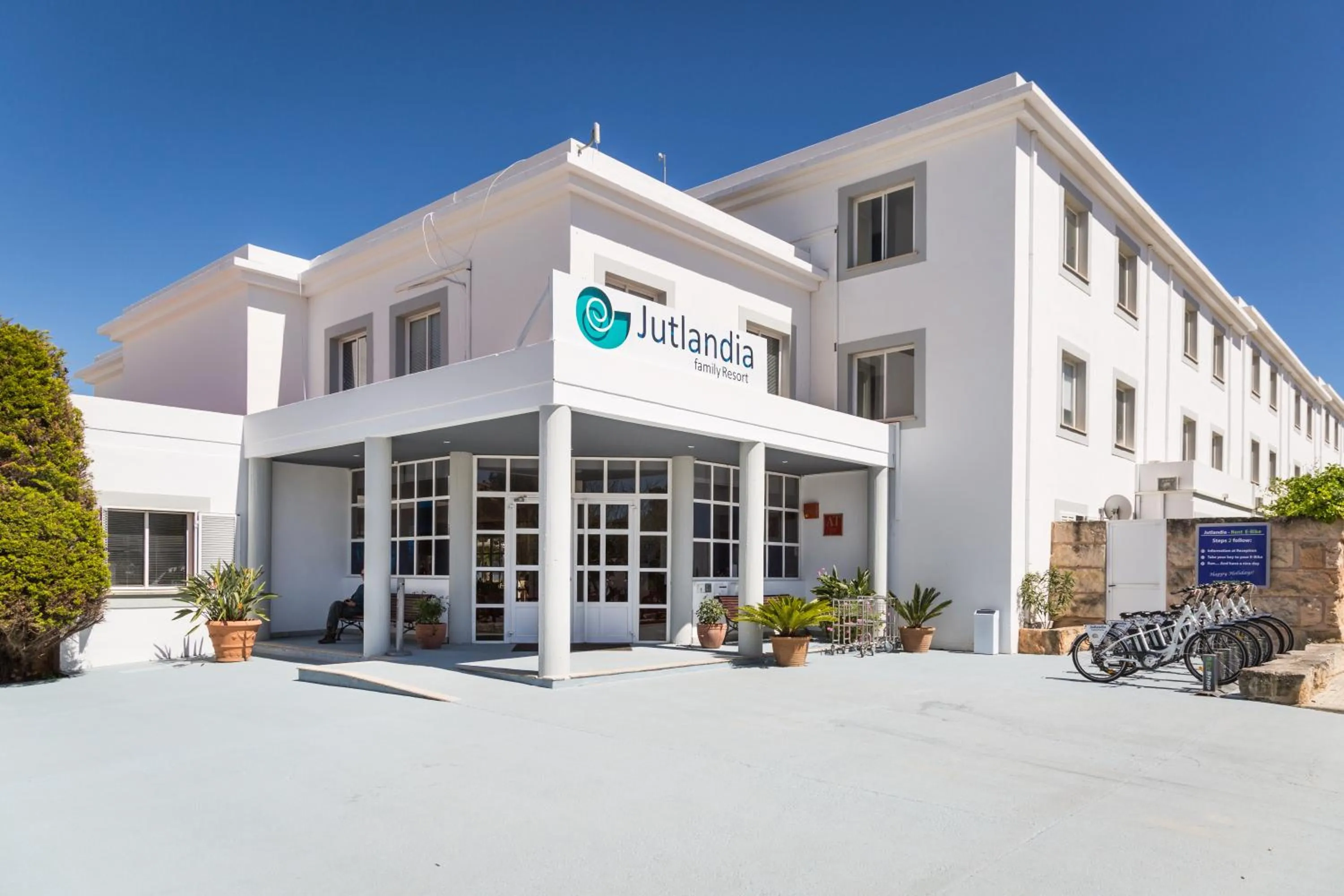 Facade/entrance in Jutlandia Family Resort