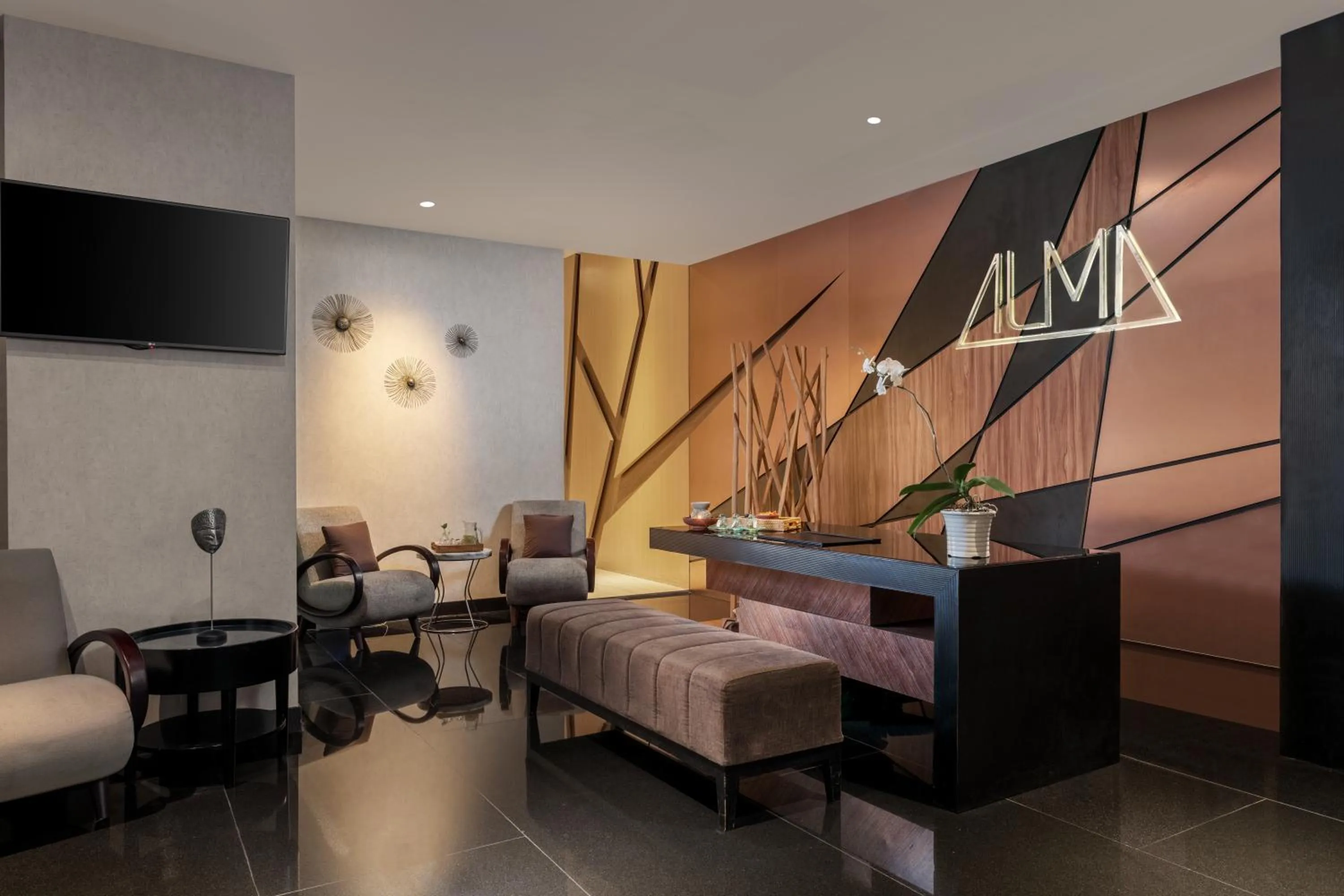 Lobby or reception in Melia Makassar