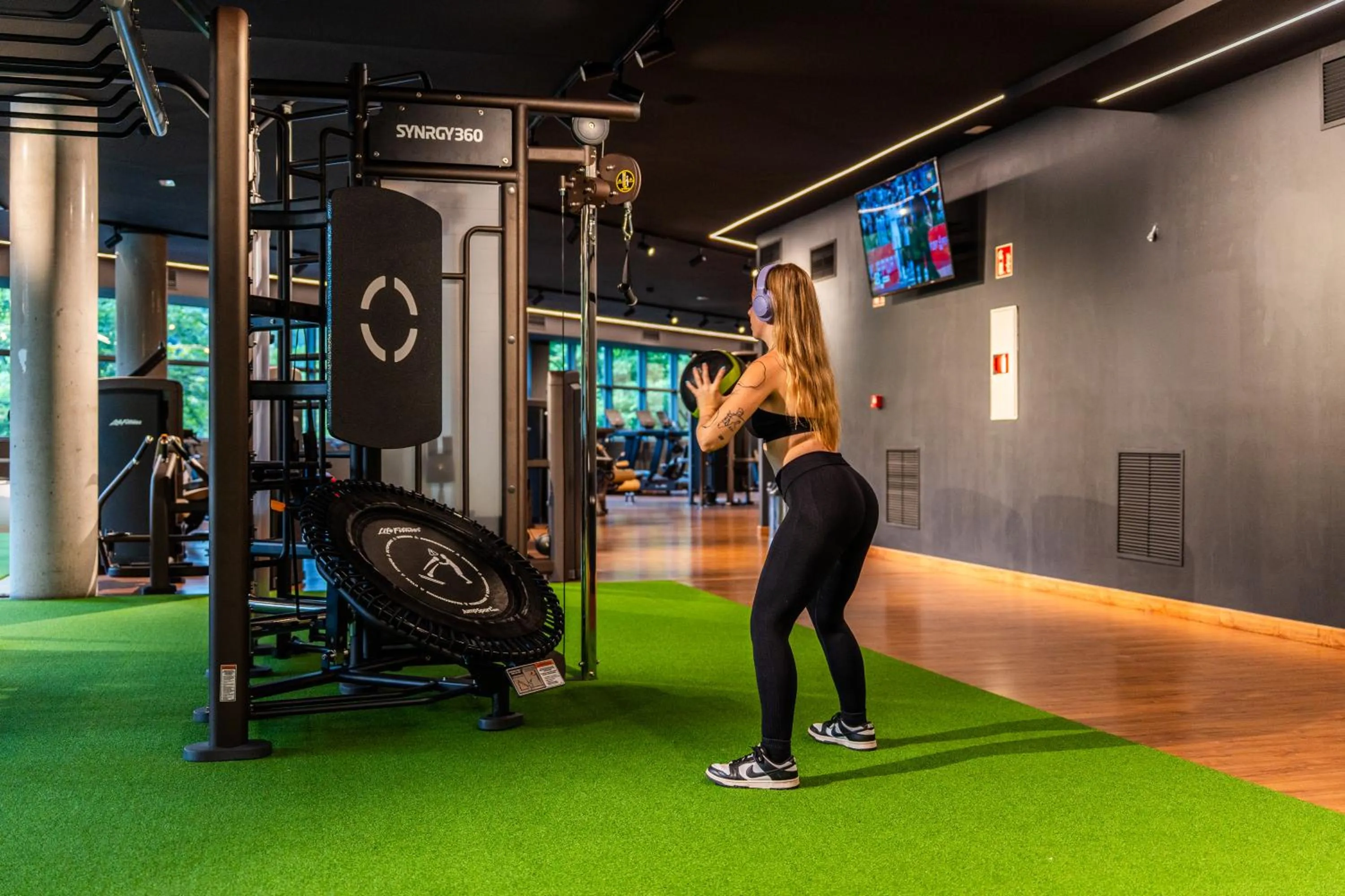 Fitness centre/facilities in Spirit Hotel Gran Bilbao