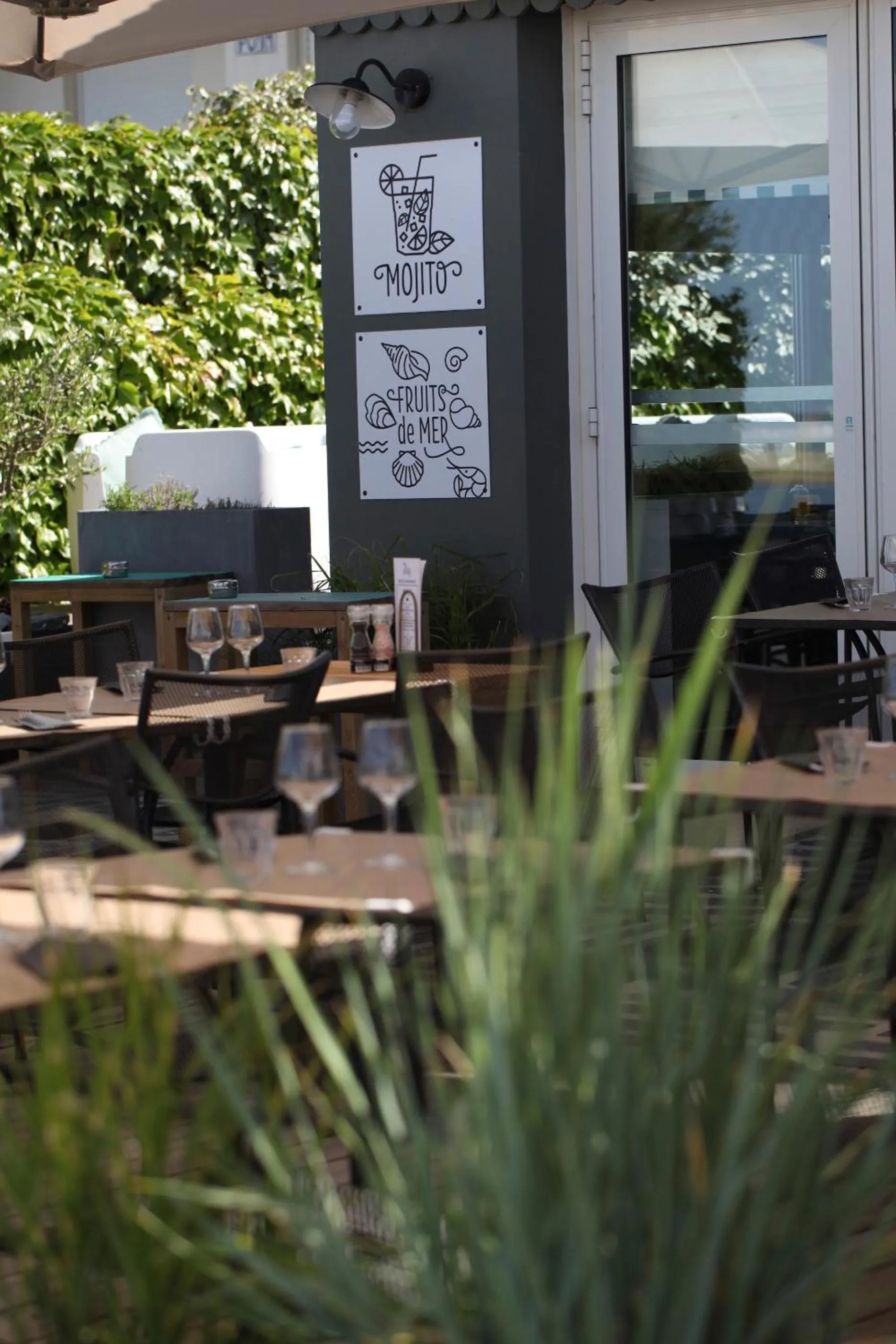 Patio in Dormir sur la Plage