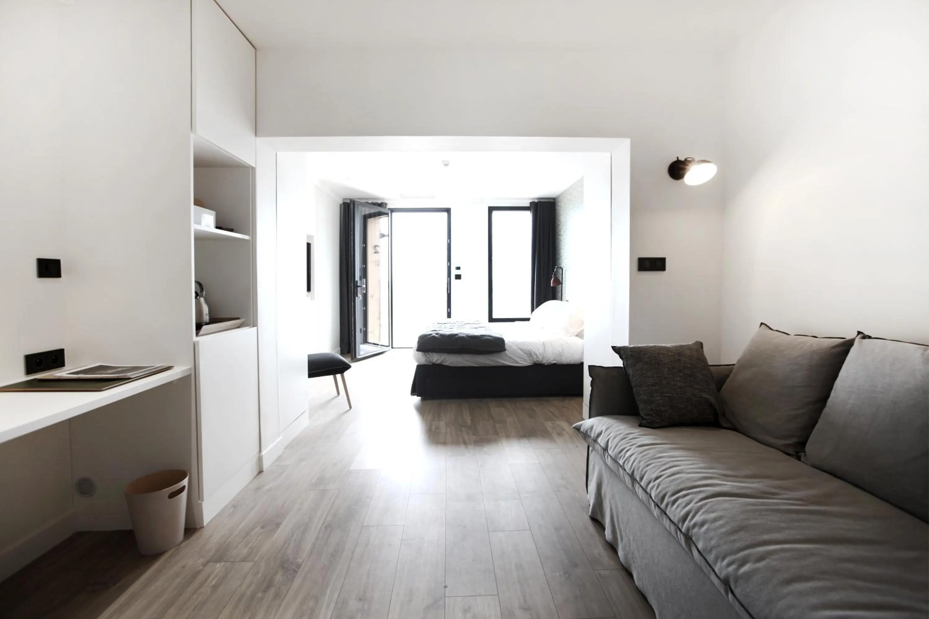 Living room in Dormir sur la Plage