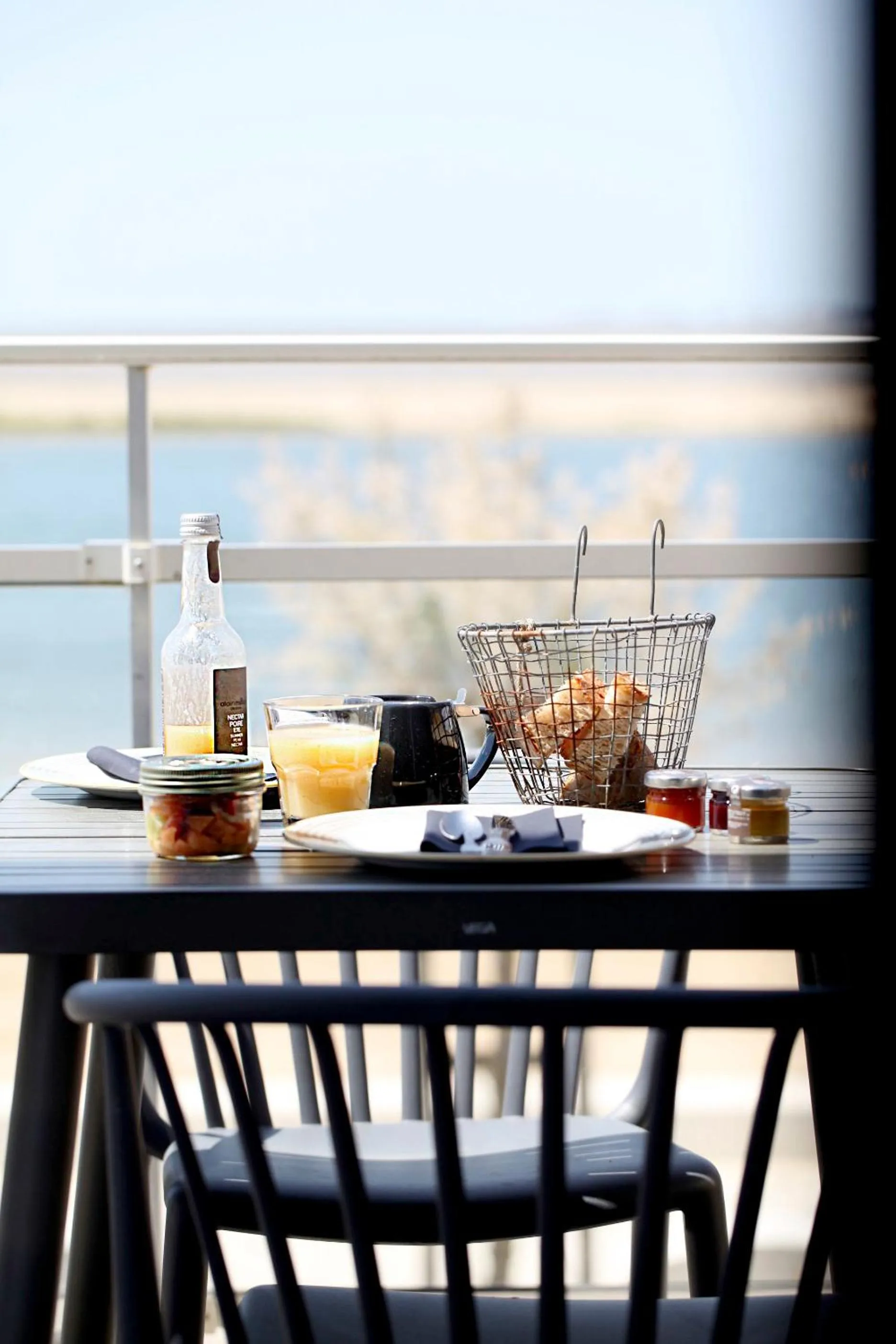 Balcony/Terrace in Dormir sur la Plage