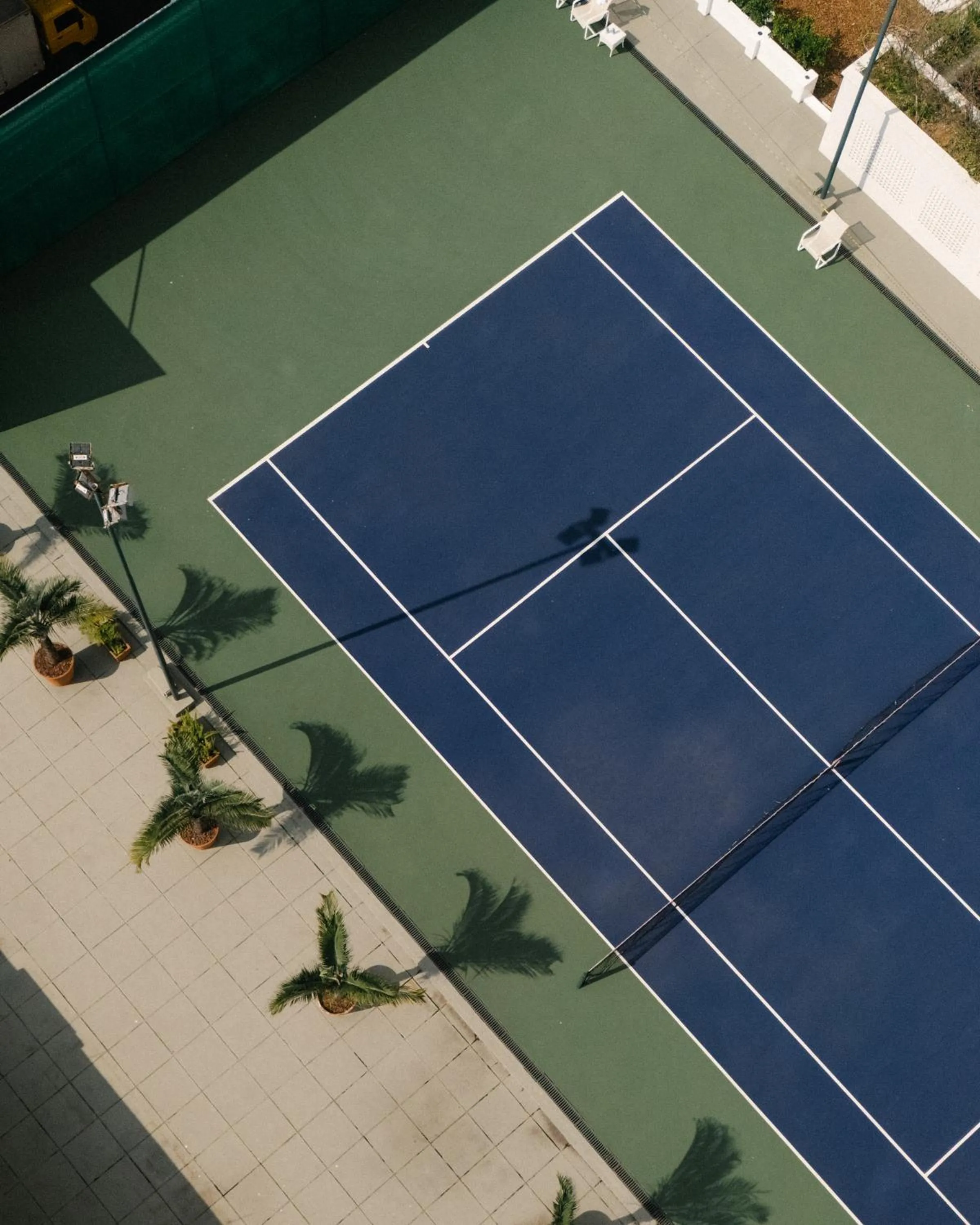 Tennis court in Copacabana Palace, A Belmond Hotel, Rio de Janeiro