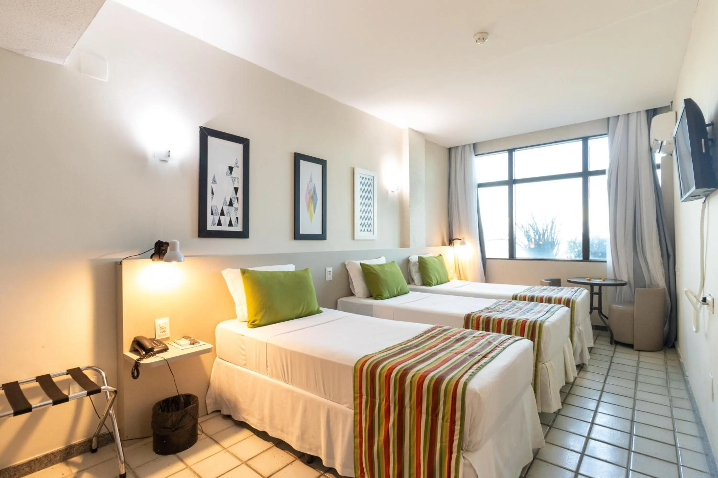 Bedroom, Bed in Hotel Golden Park Recife Boa Viagem By Nacional Inn