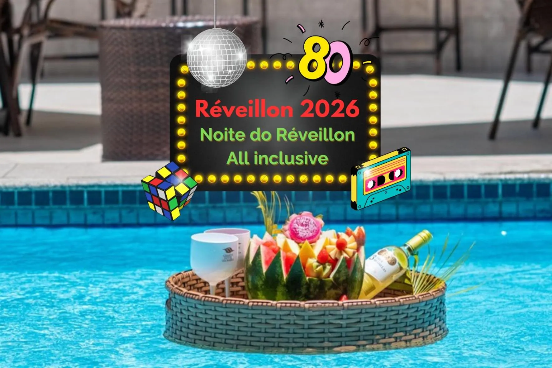 Swimming pool in Grande Hotel da Barra