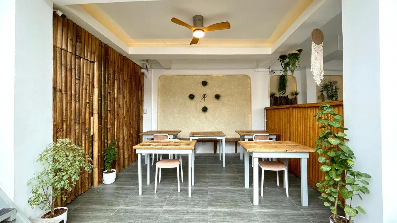 Seating area in Chill Out Hostel