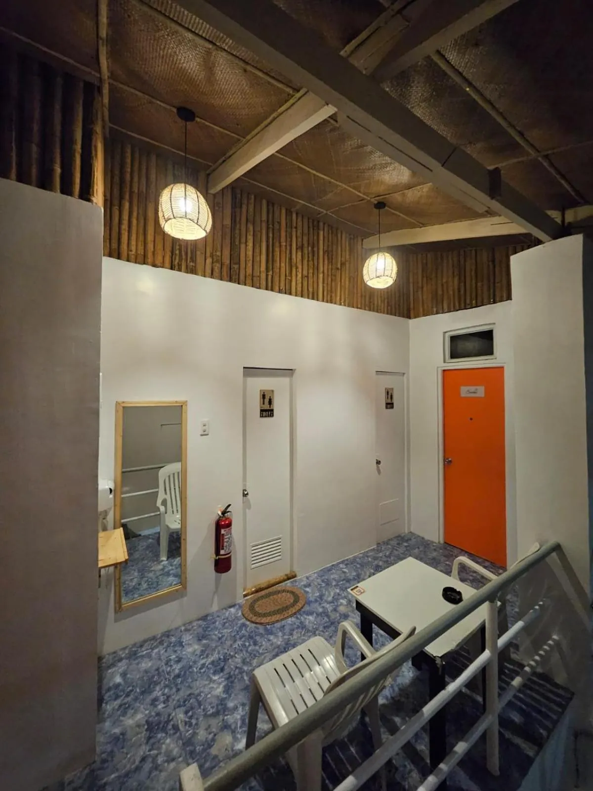 Seating area in Chill Out Hostel