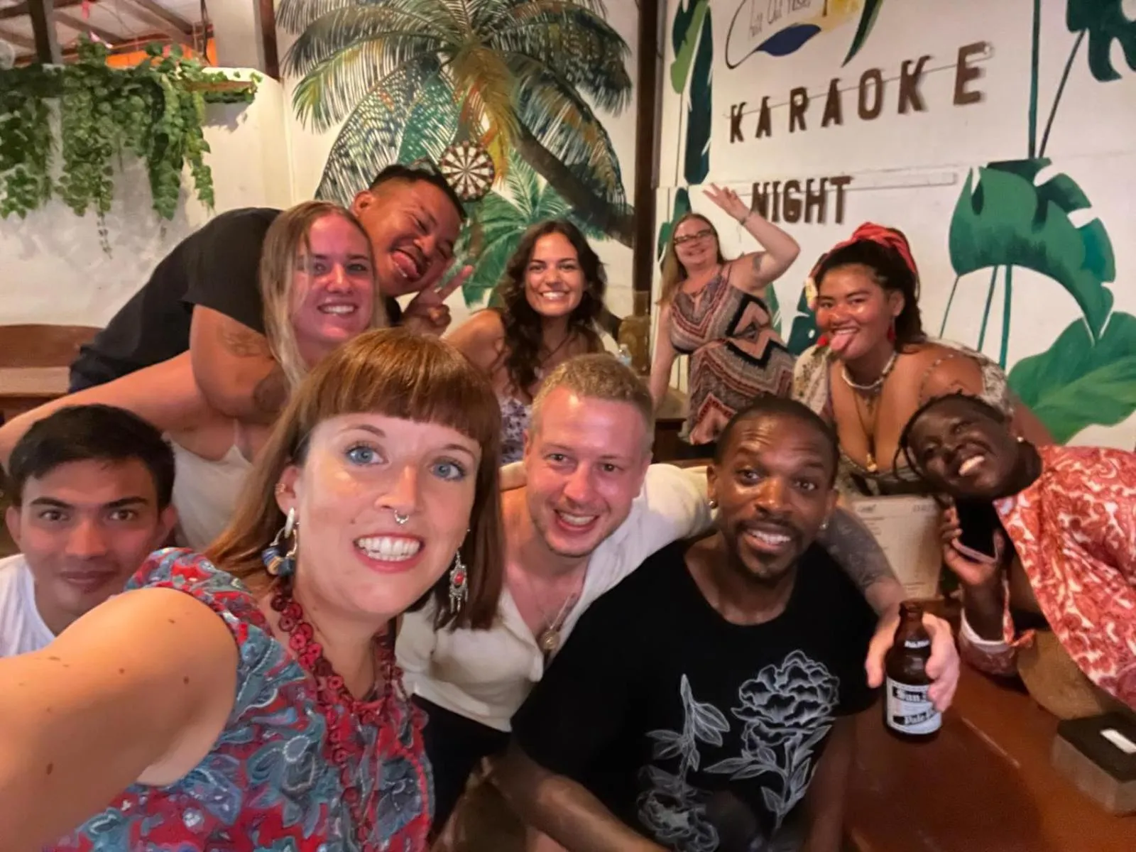 group of guests in Chill Out Hostel