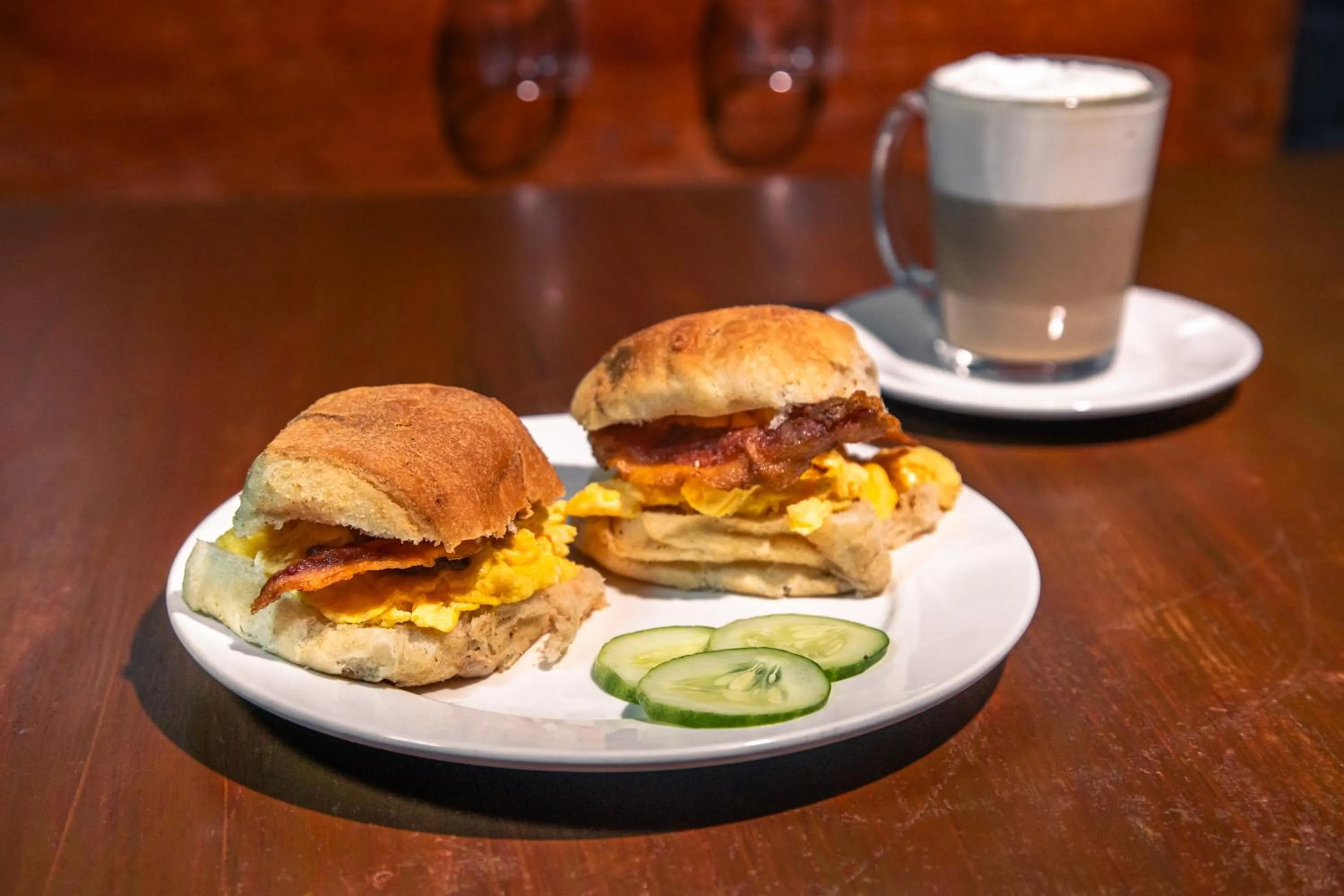 Continental breakfast in Chill Out Hostel