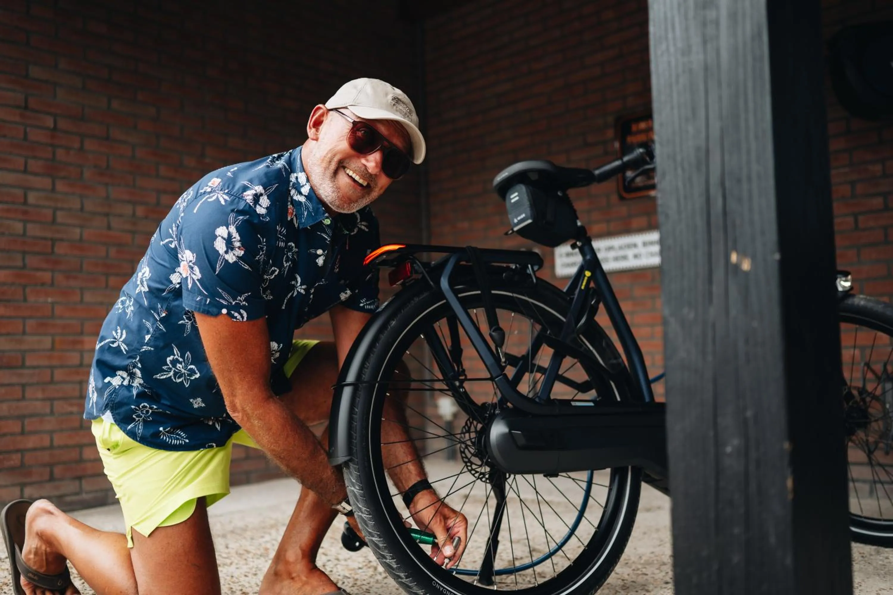 Cycling in Hotel Blooker