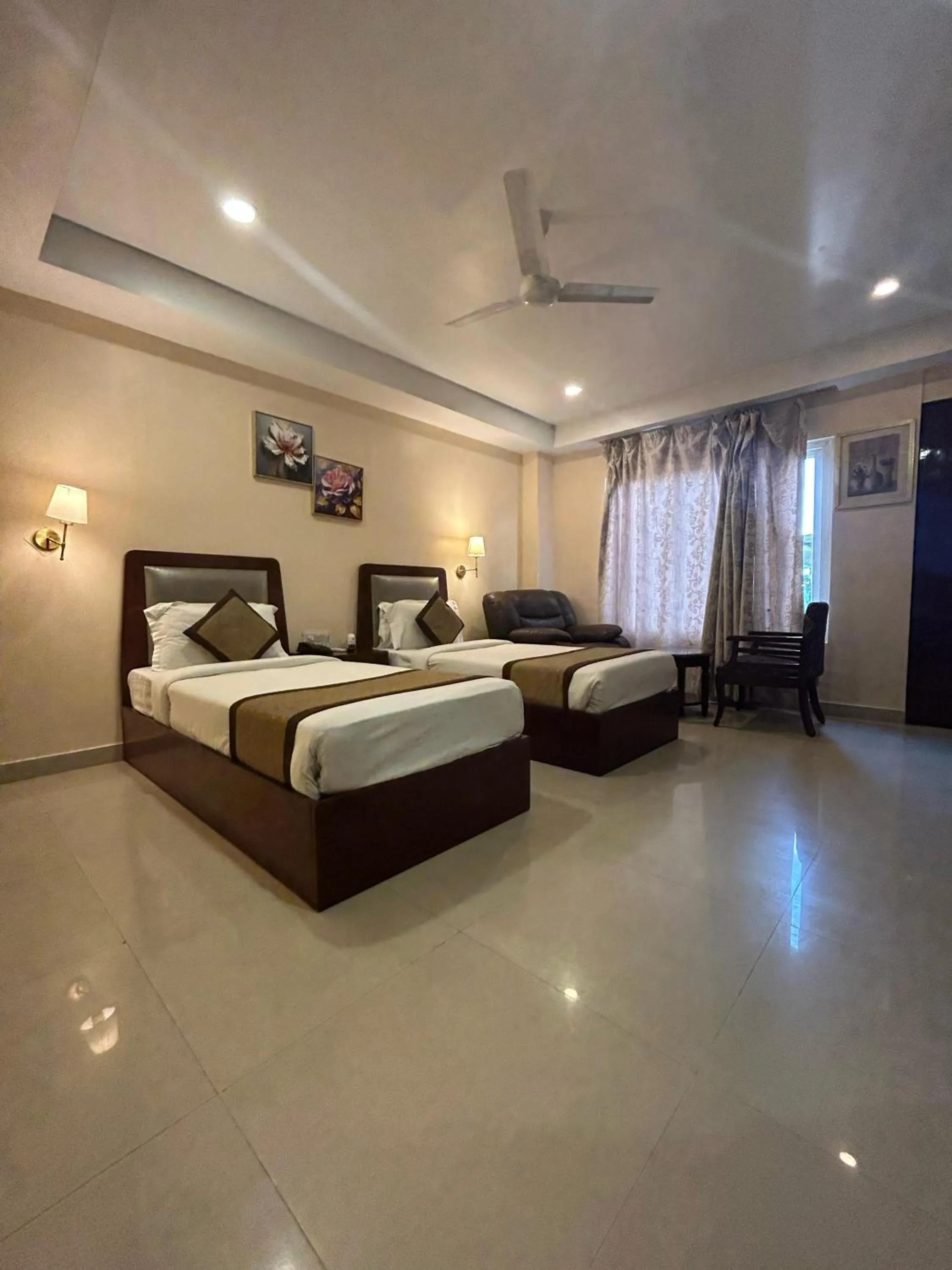 Bed in Hotel D Courtyard