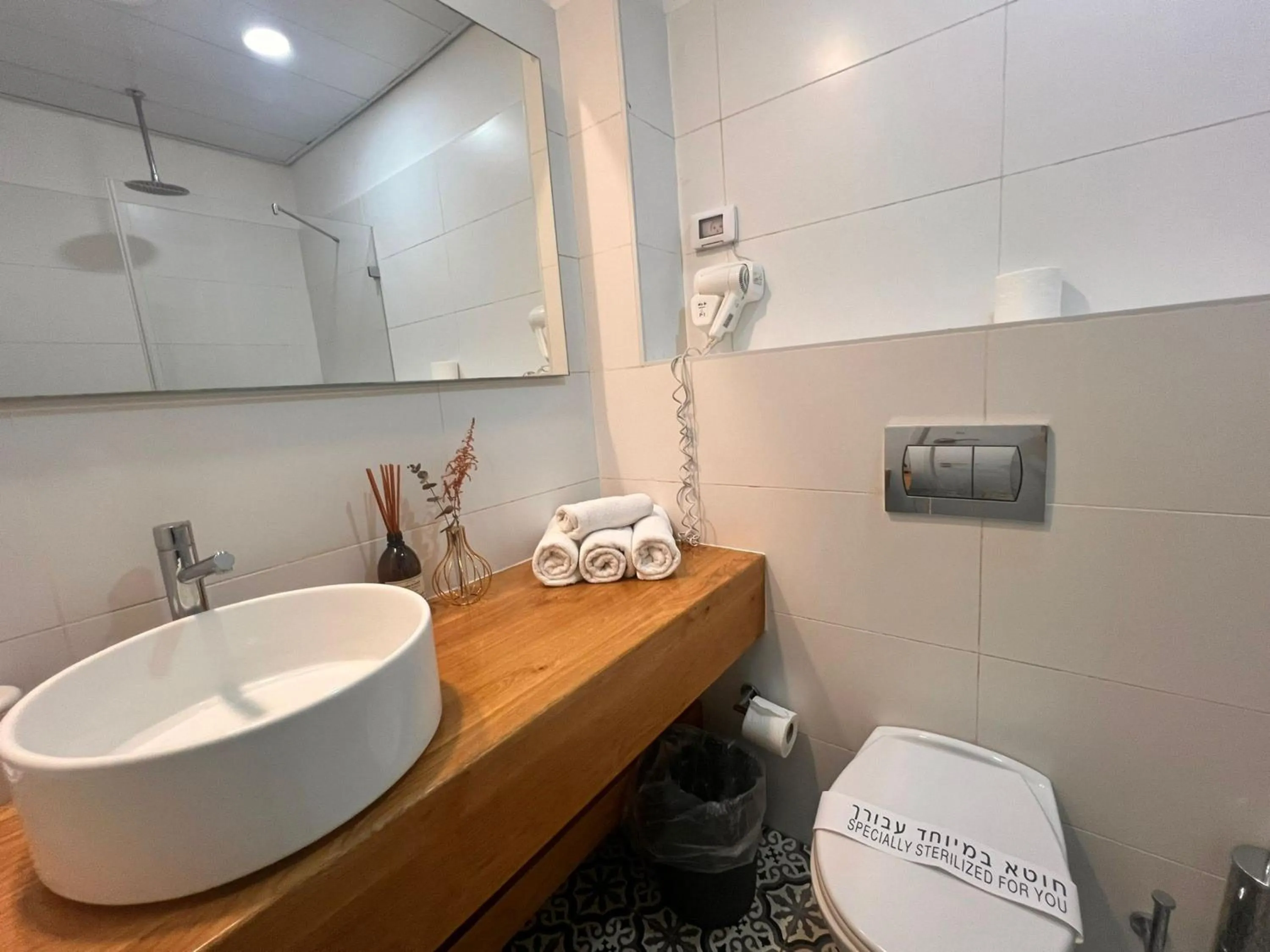 Shower in Dizengoff 208 Hotel Tel Aviv